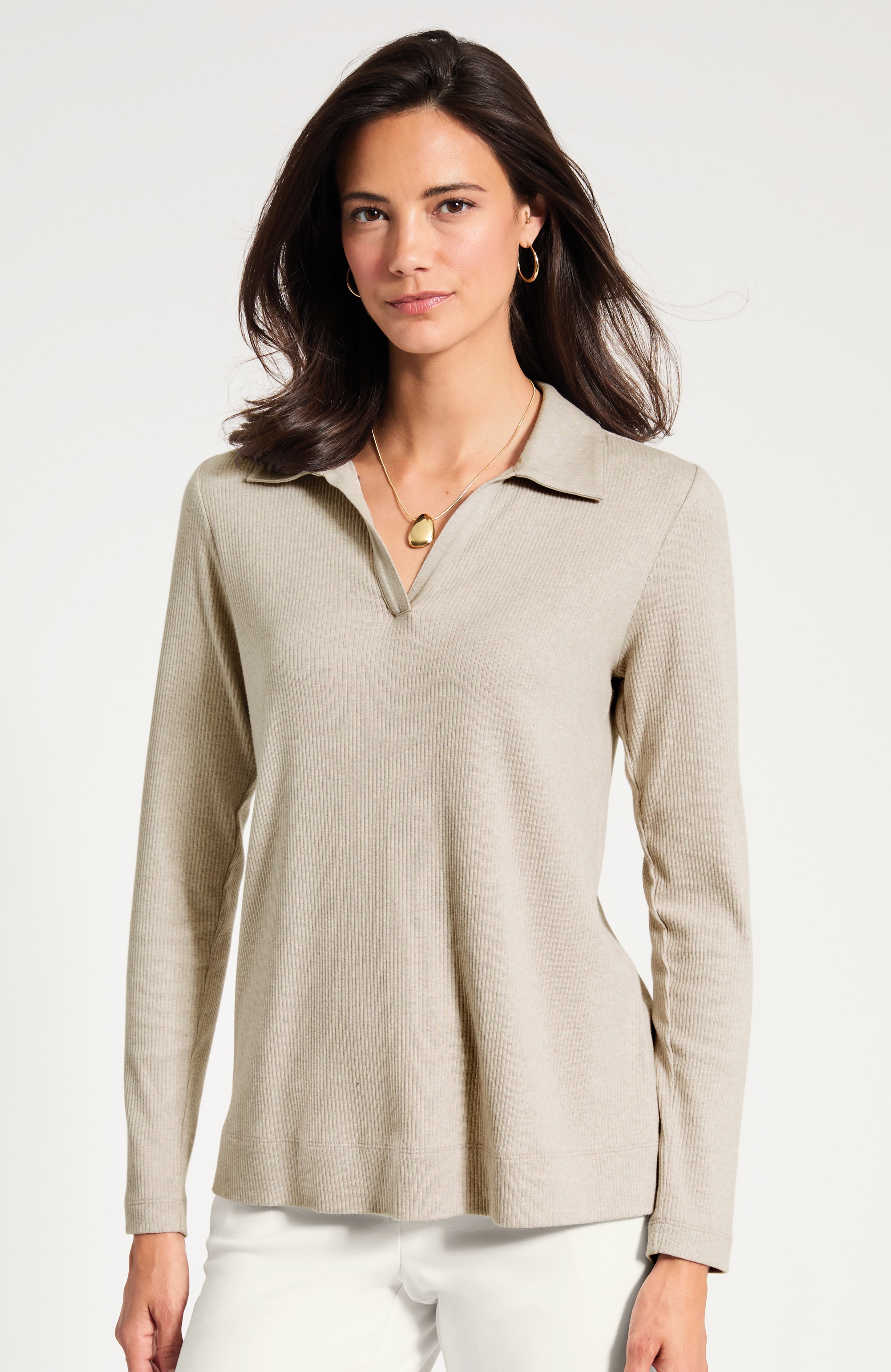 Knit Collared Top