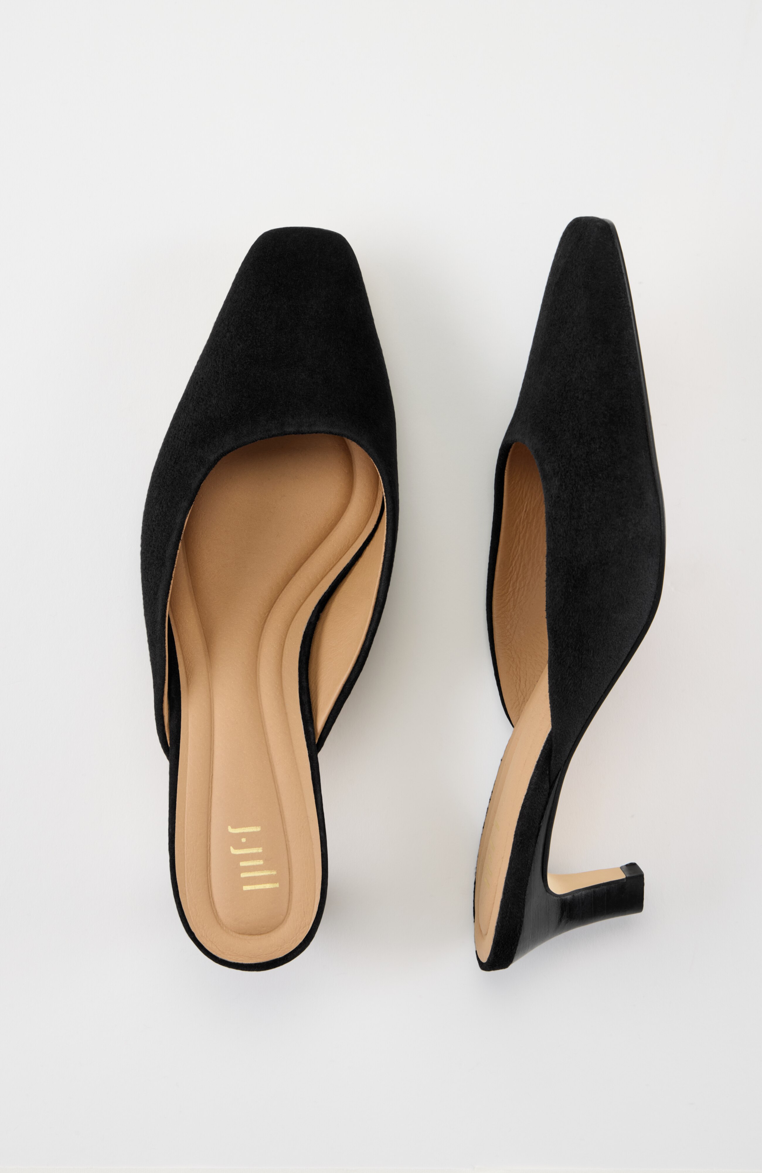 Cleo Tilted-Heel Mules