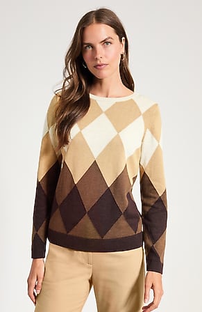 Image for Argyle Crew-Neck Sweater