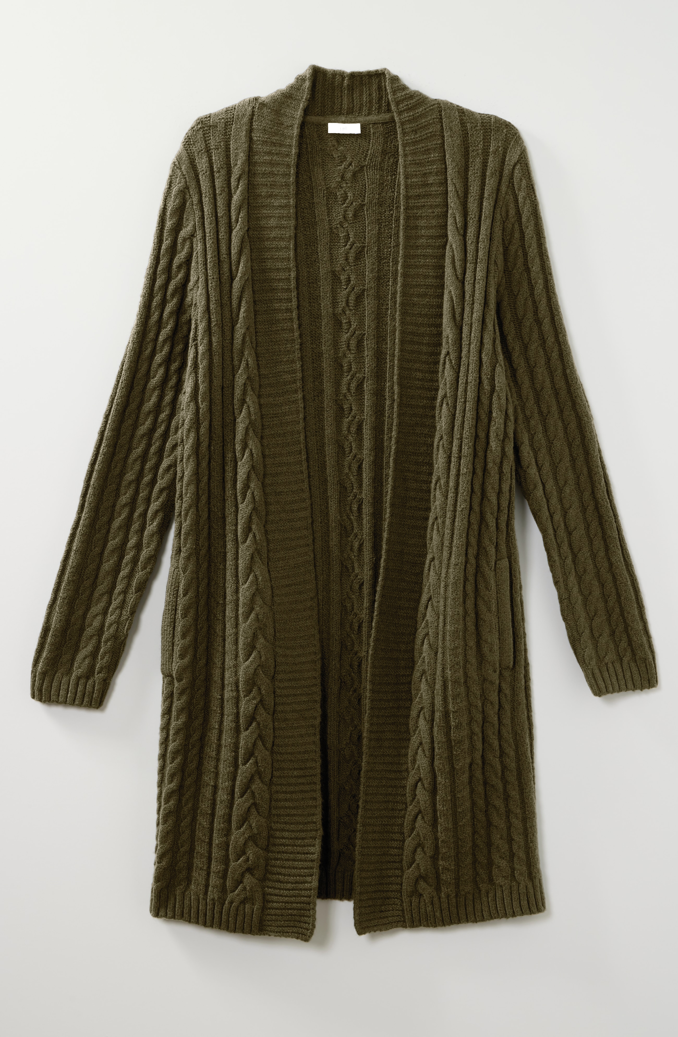 Long Cabled Cardi
