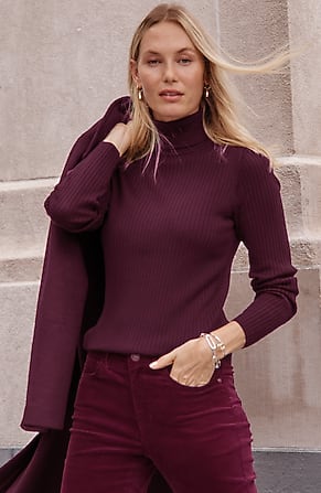 Image for Ribbed Turtleneck Sweater