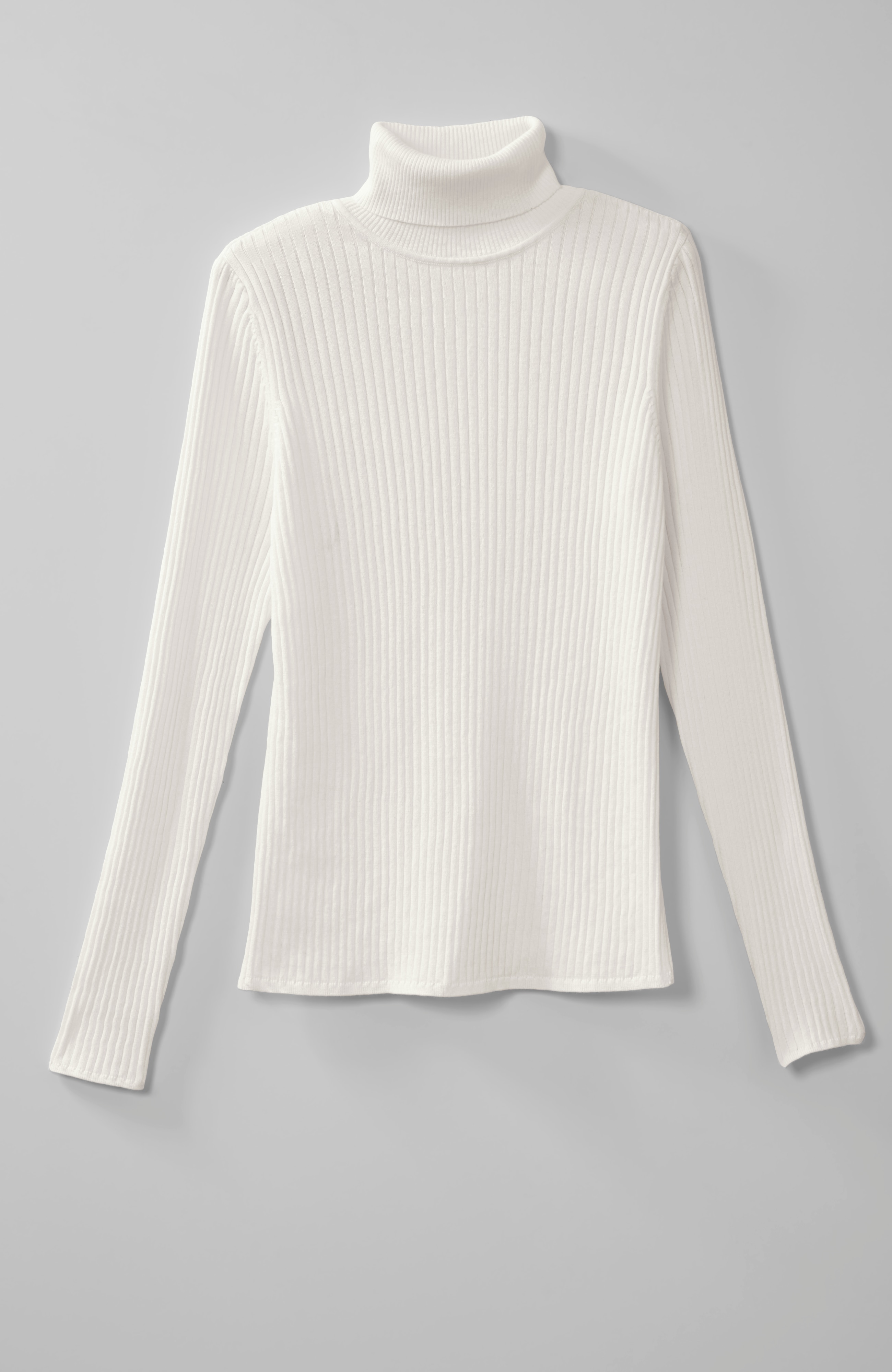 Ribbed Turtleneck Sweater