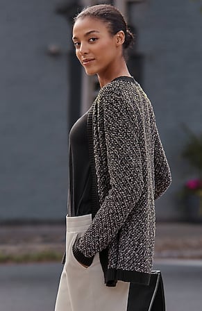 Image for Mixed-Texture Cardi