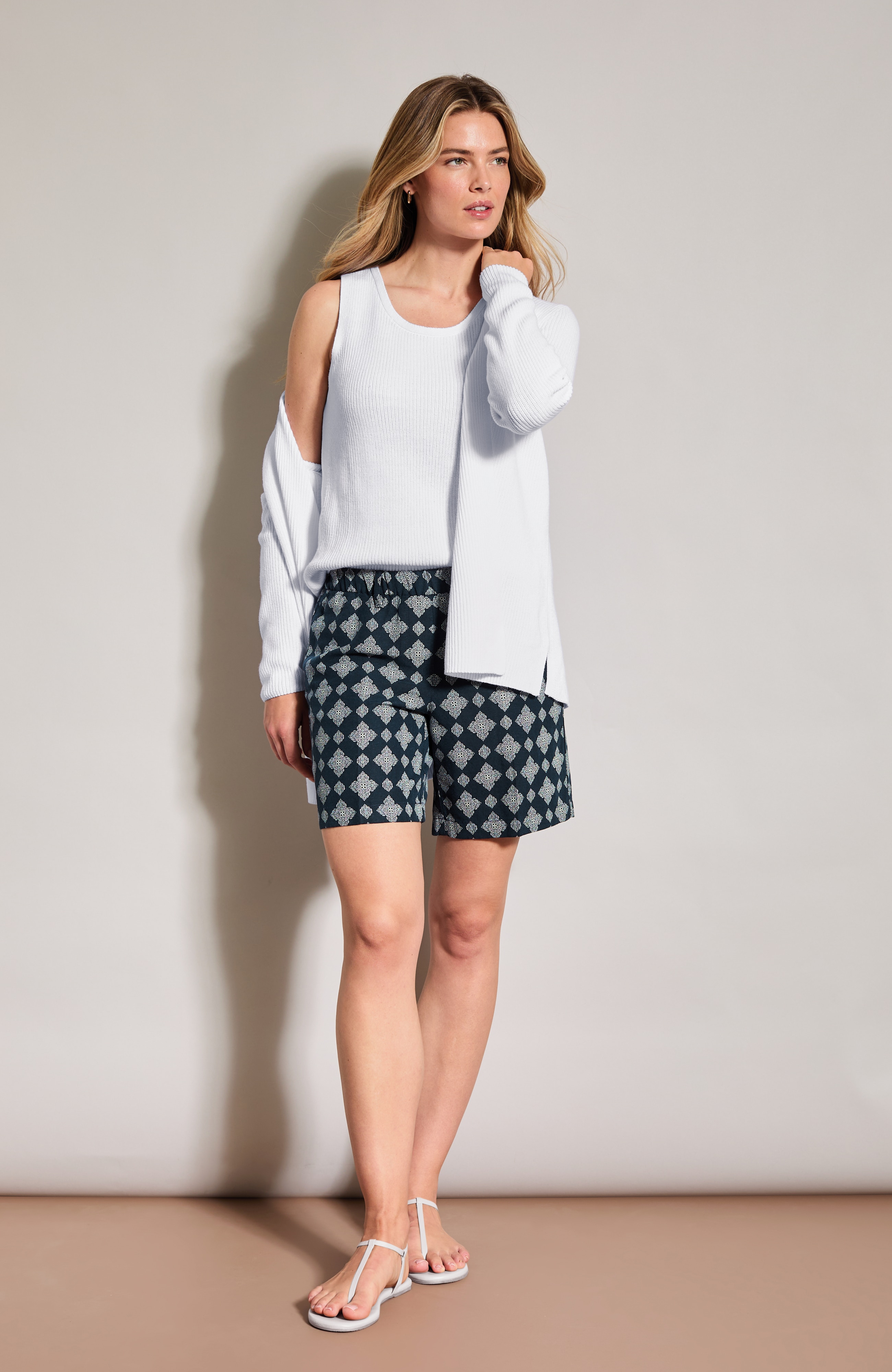 Lightweight Ribbed Sweater Tank