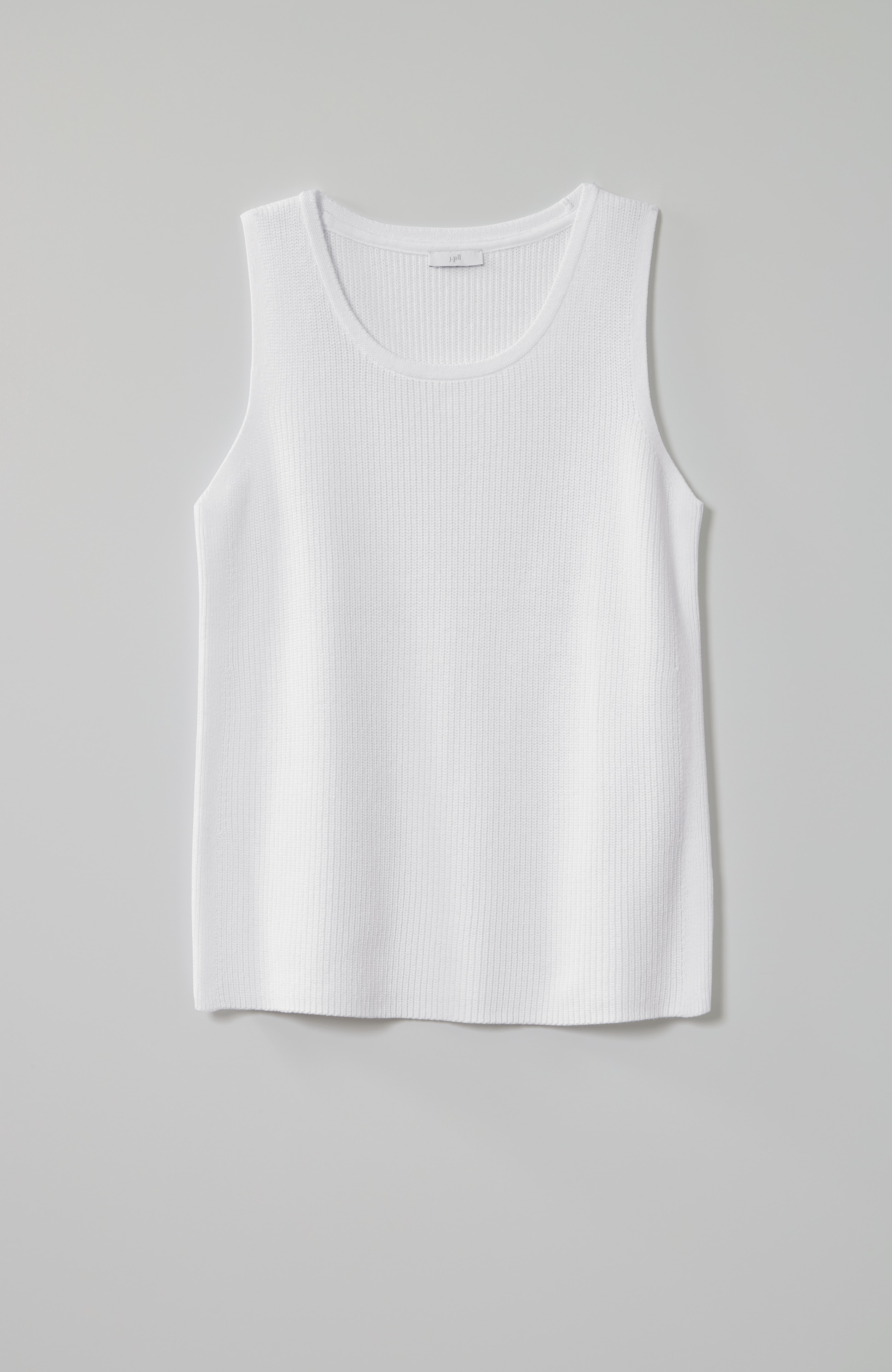Lightweight Ribbed Sweater Tank