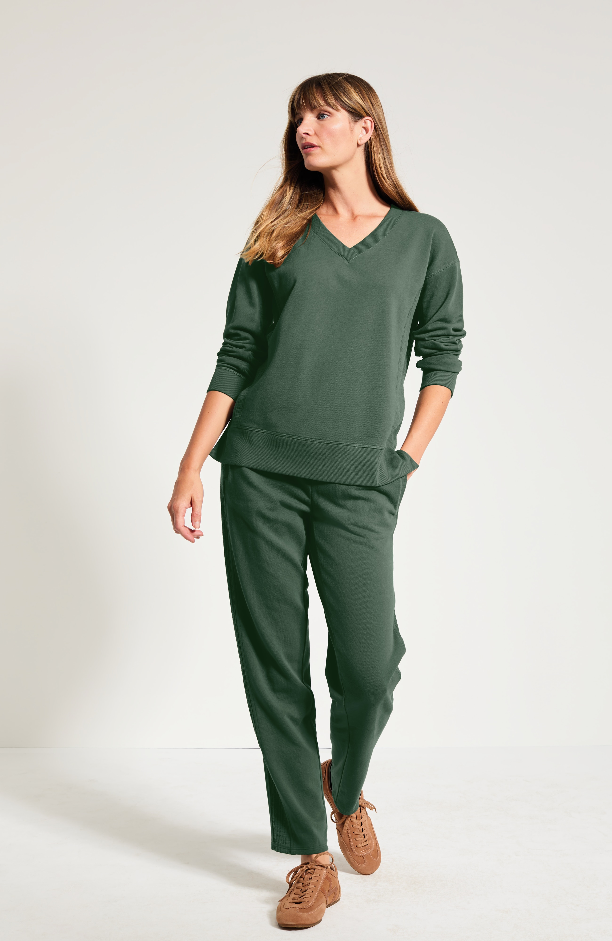 French Terry & Gauze Pullover