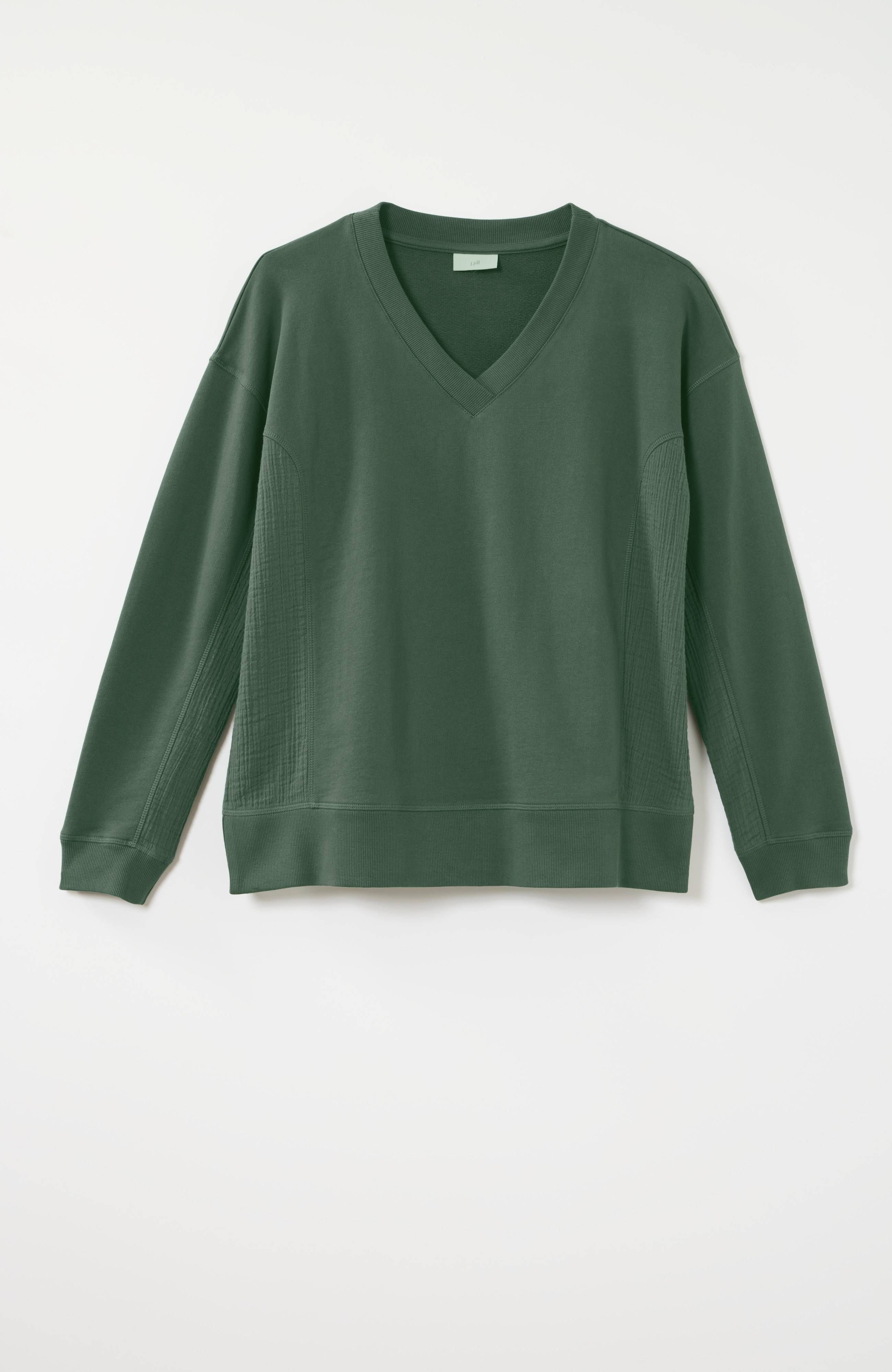 French Terry & Gauze Pullover