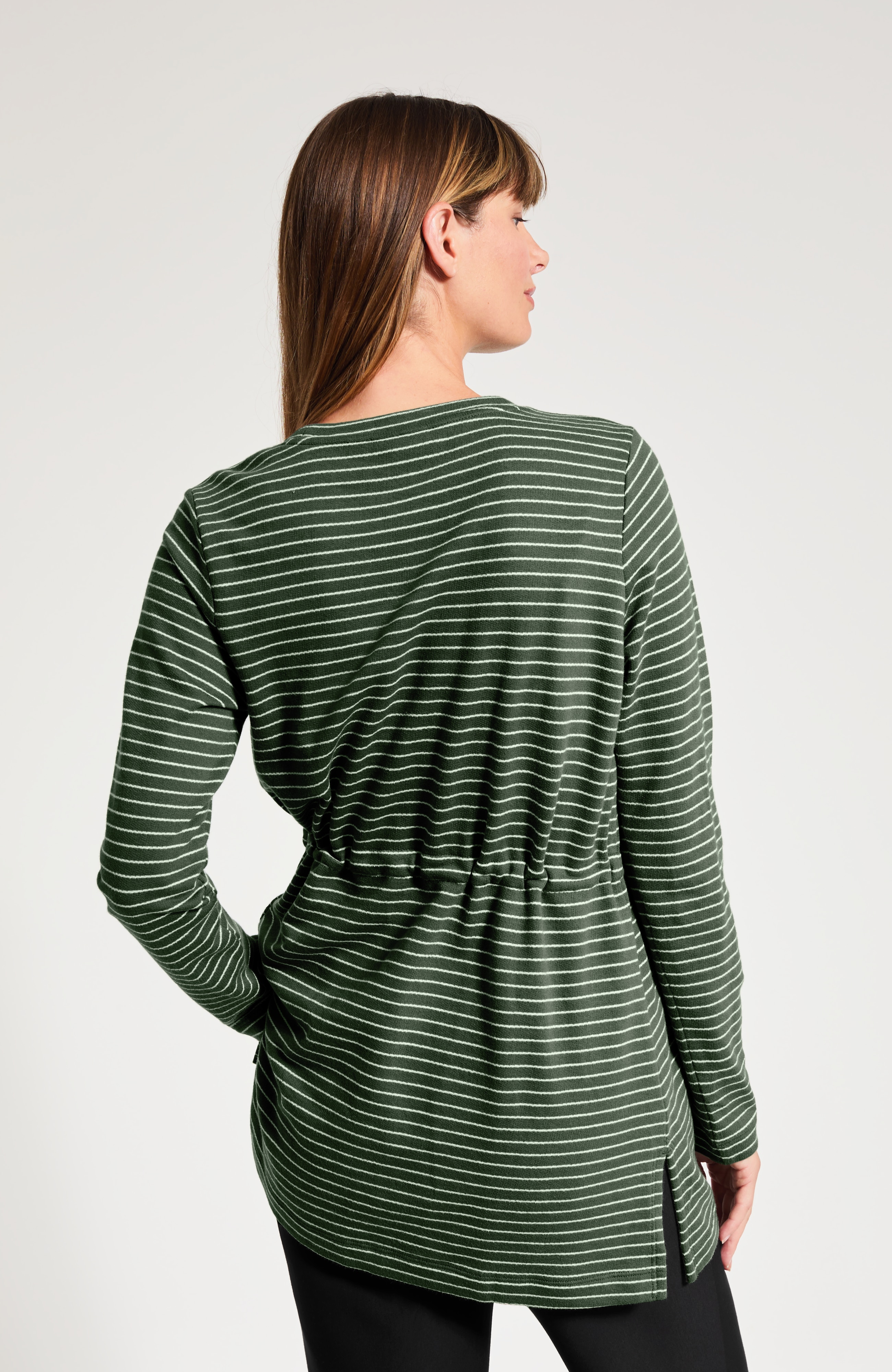 French Terry Knit Striped Tunic | J.Jill