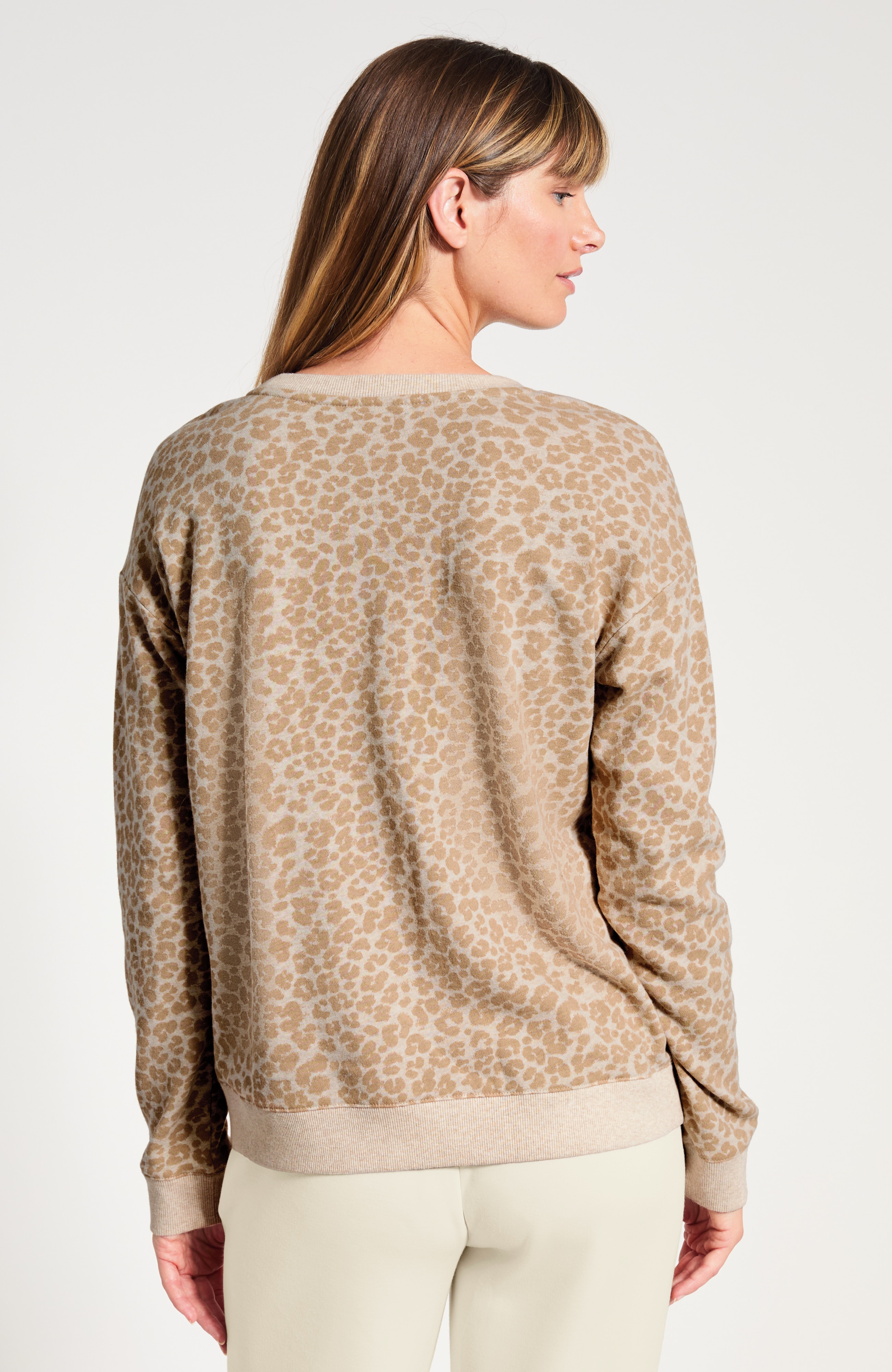 Leopard-Printed Sweatshirt