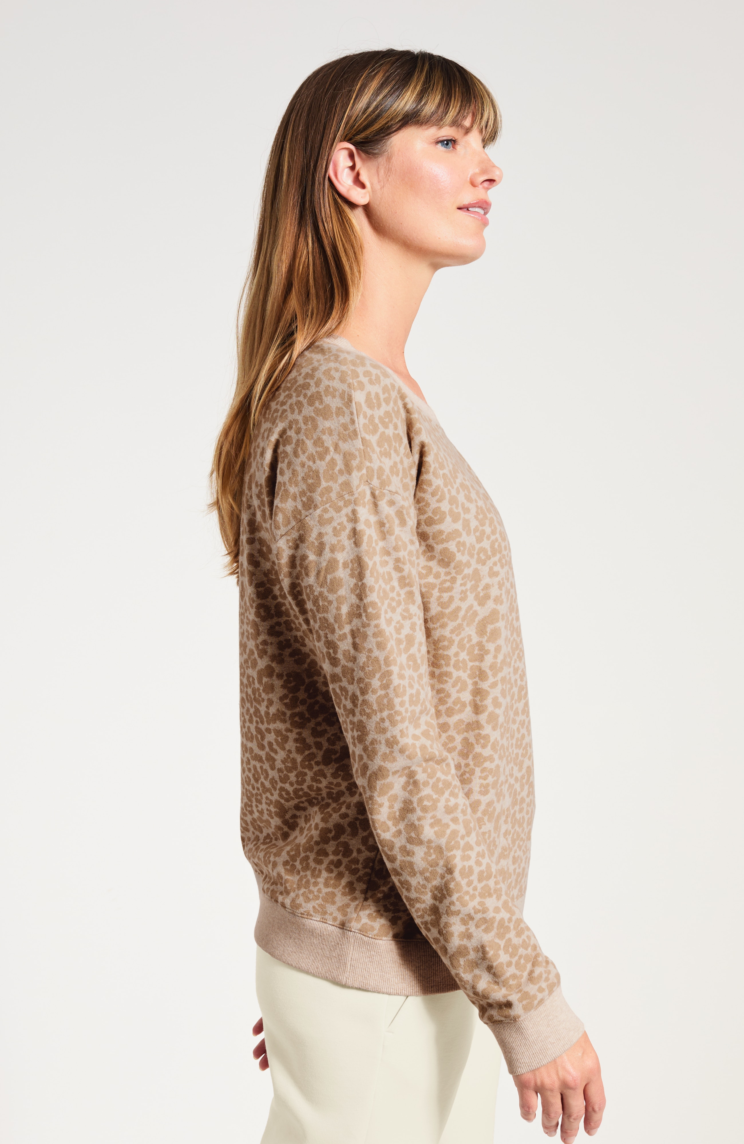 Leopard-Printed Sweatshirt