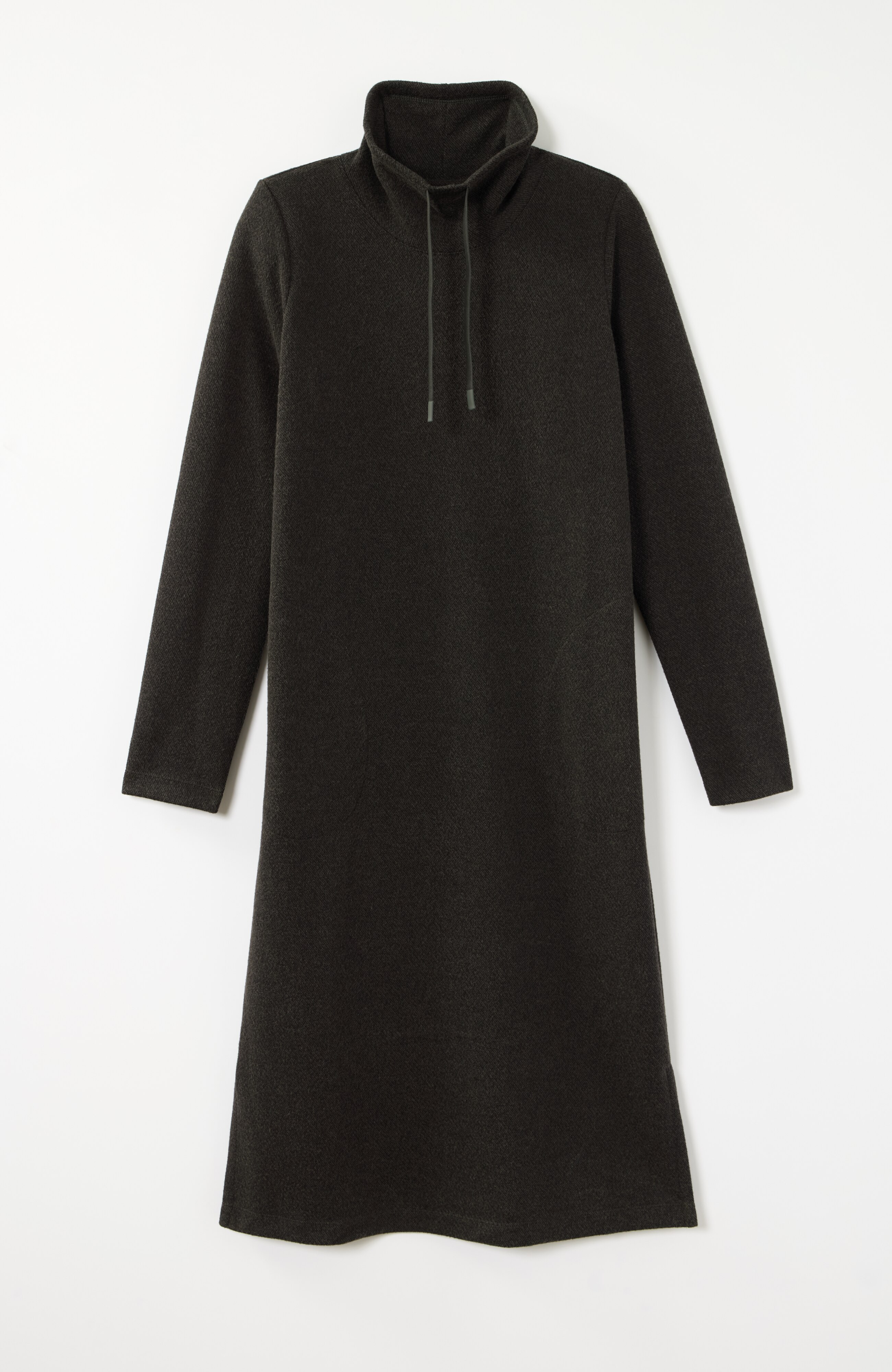 Marled Mock-Neck Dress