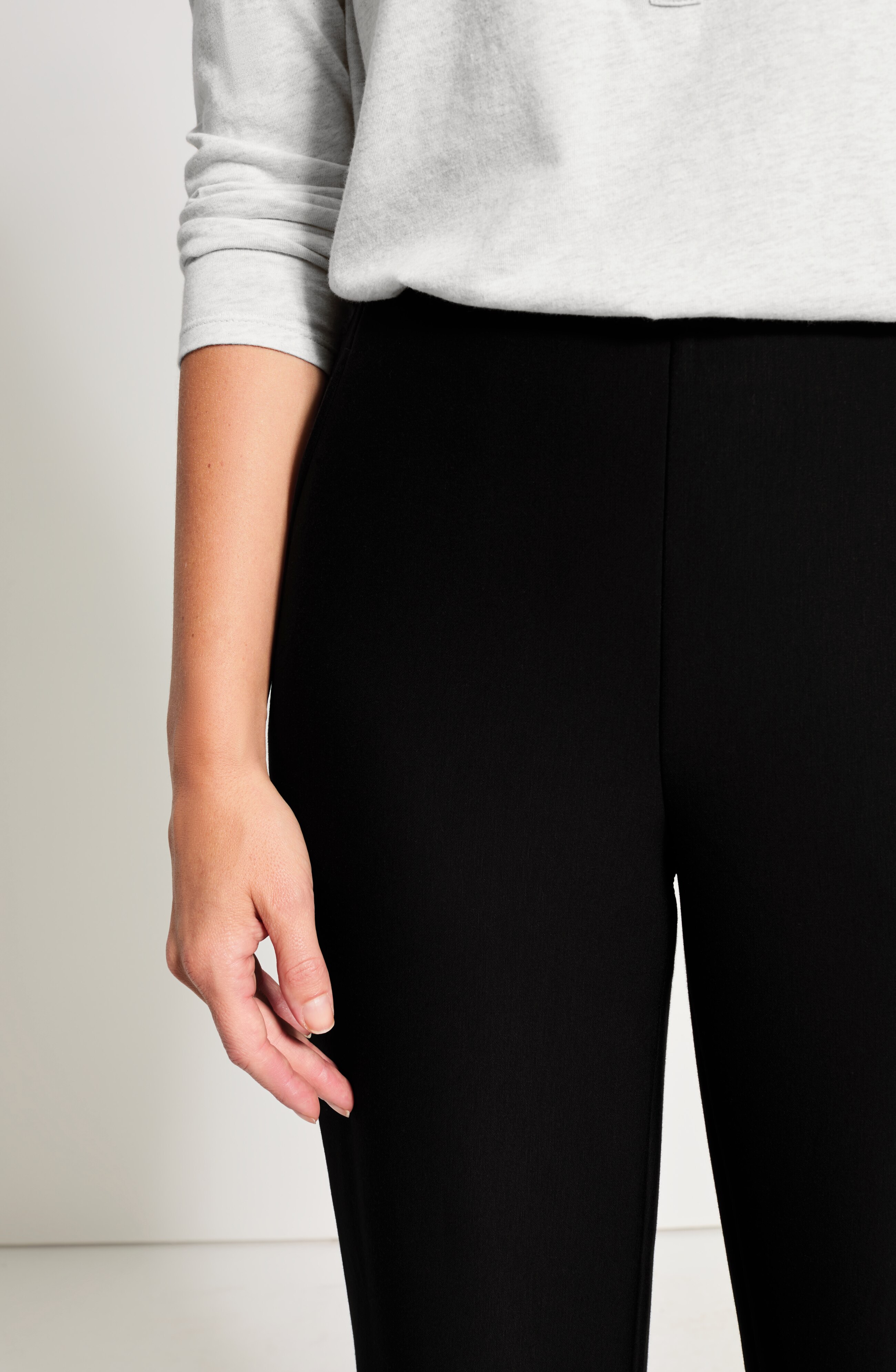 Elevation Knit Straight-Leg Pants