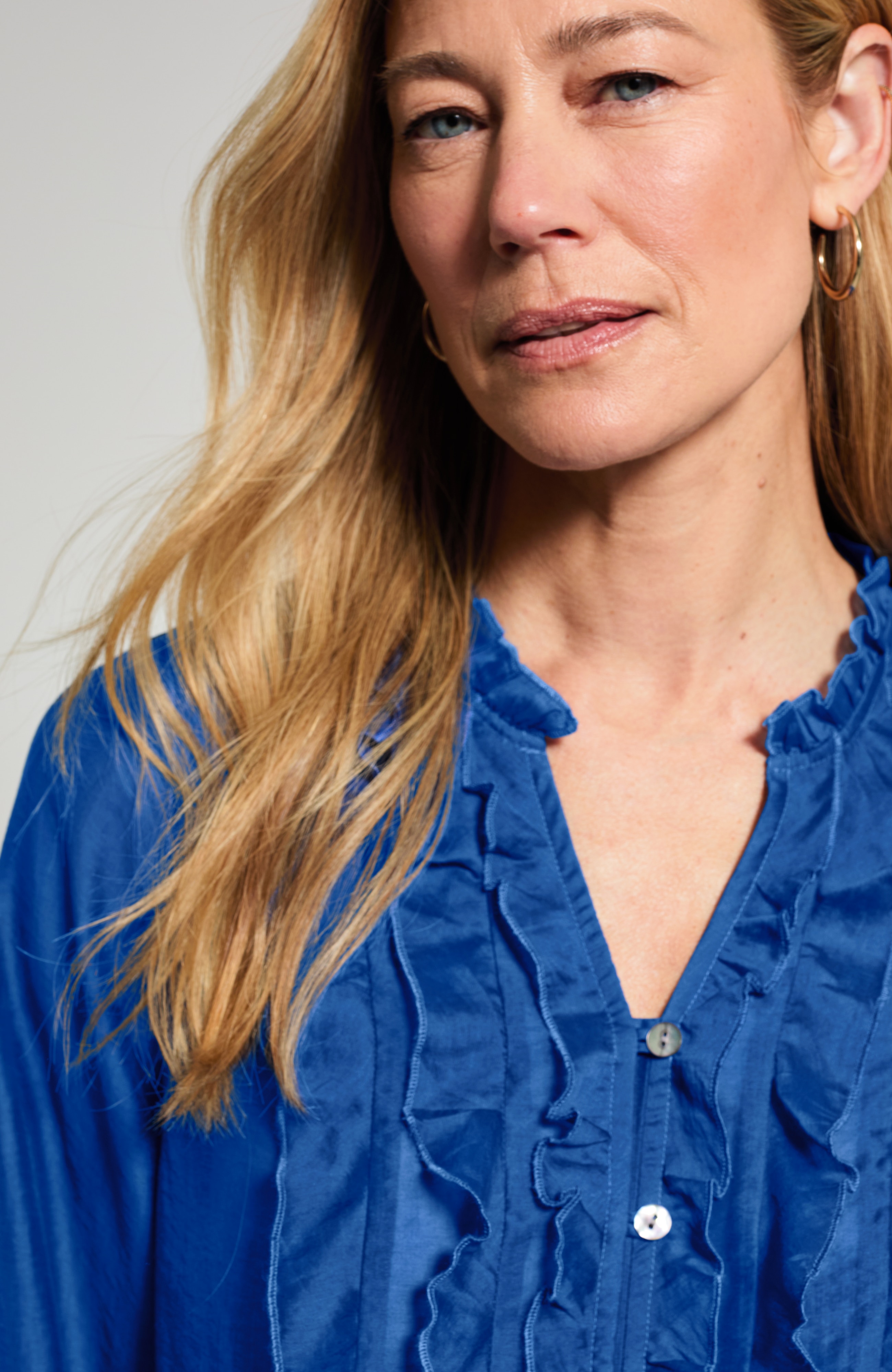 Ruffle Textured Top
