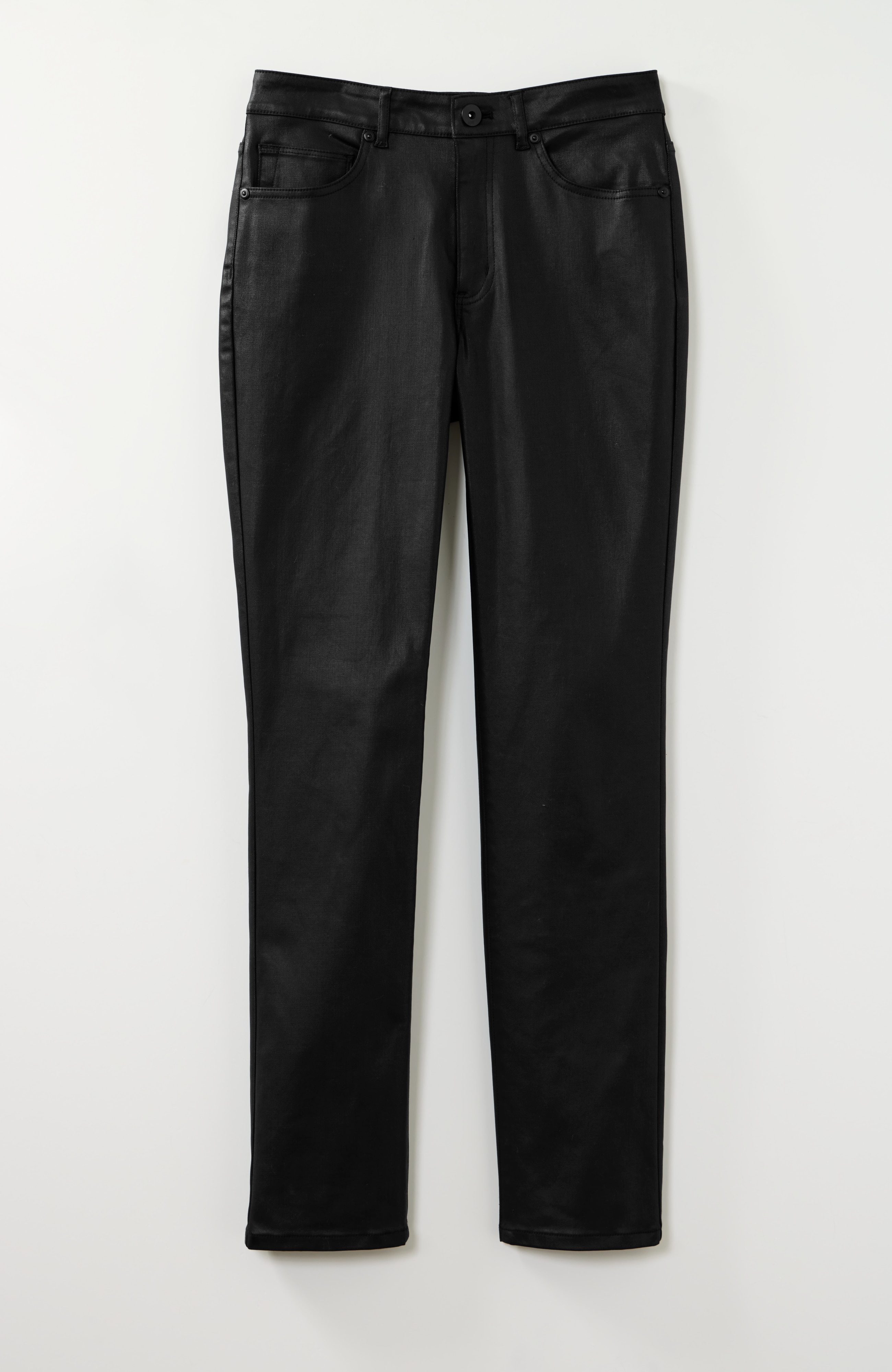Modern Fit Coated Slim-Leg Jean