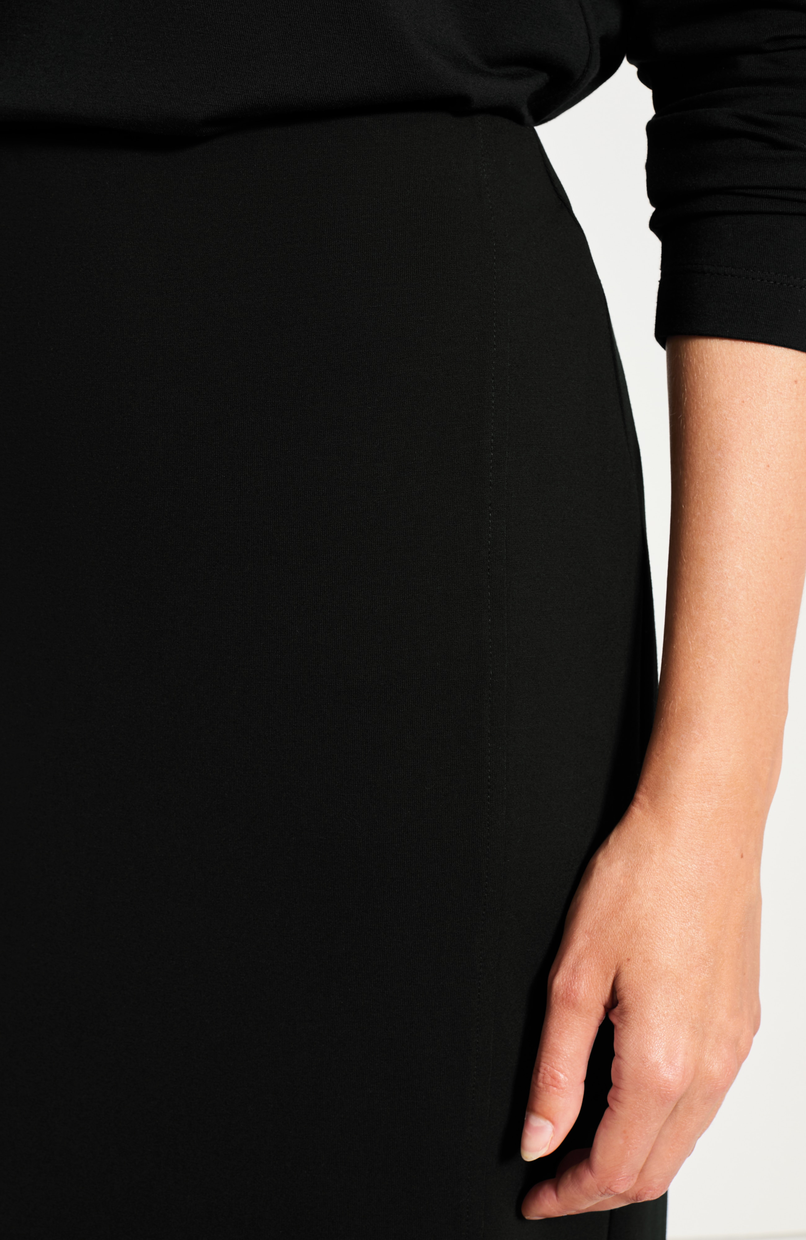 Wearever Knit Faux-Wrap Skirt