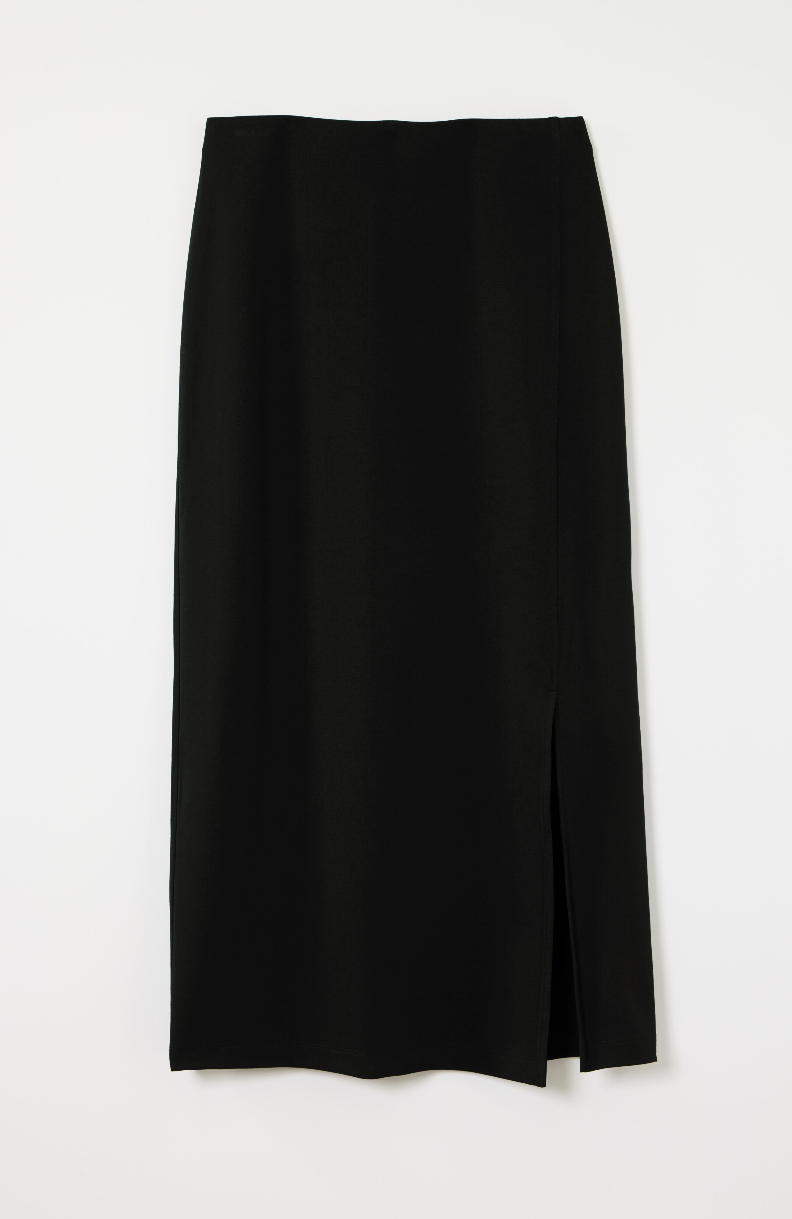 knit faux-wrap skirt | JJill