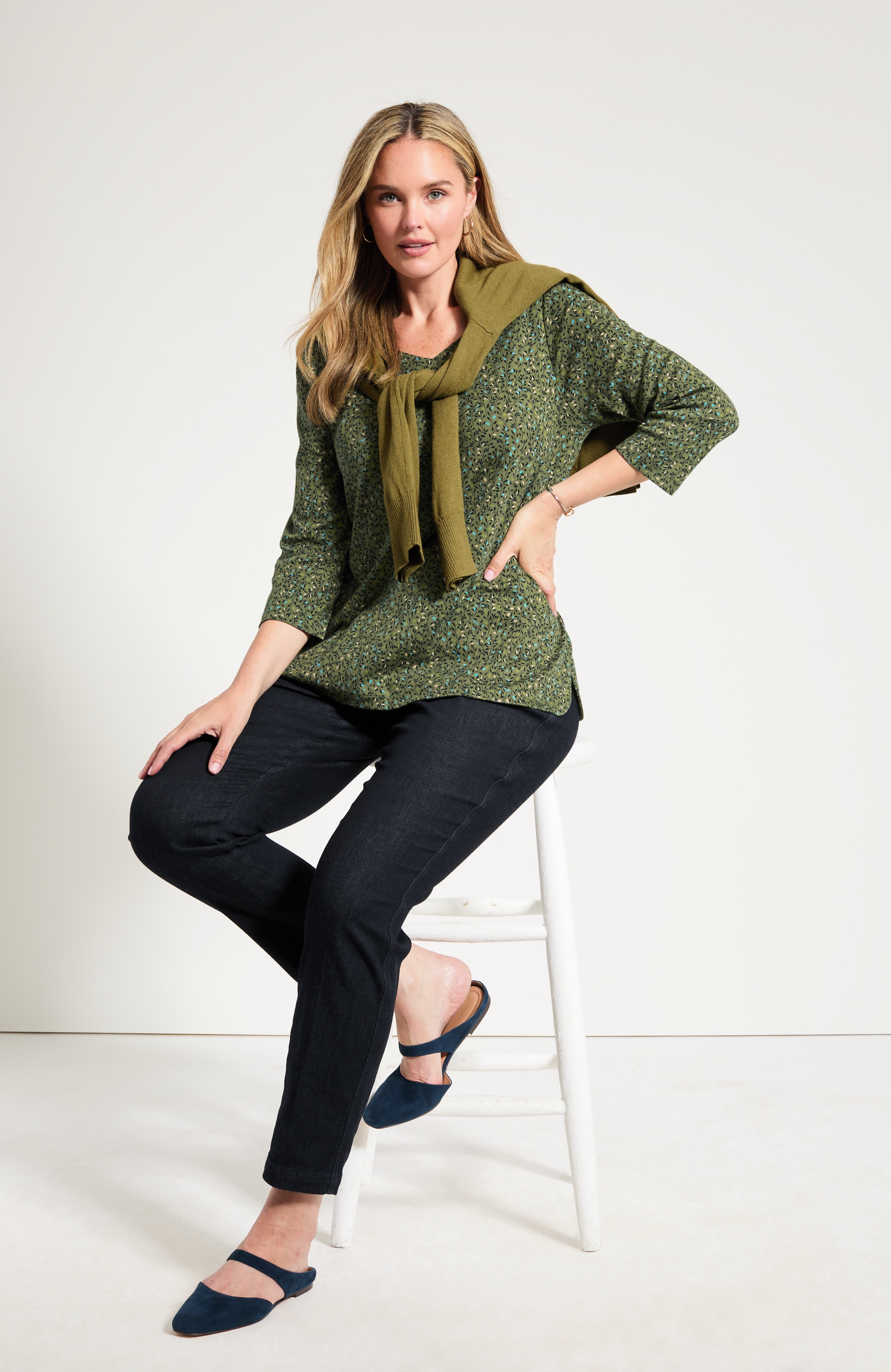 Modern Fit Denim Trouser