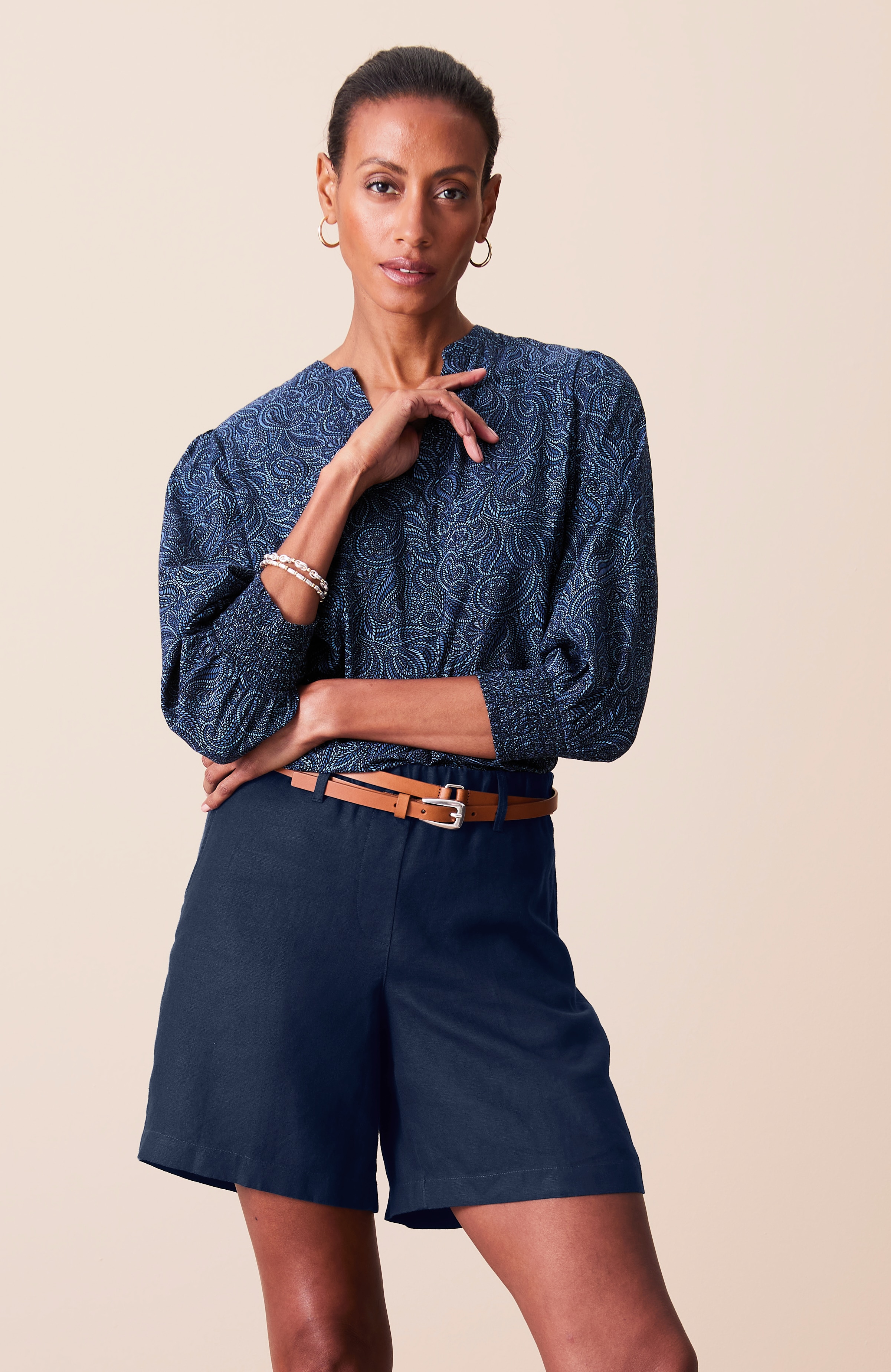 Linen Pull-On Shorts | J.Jill