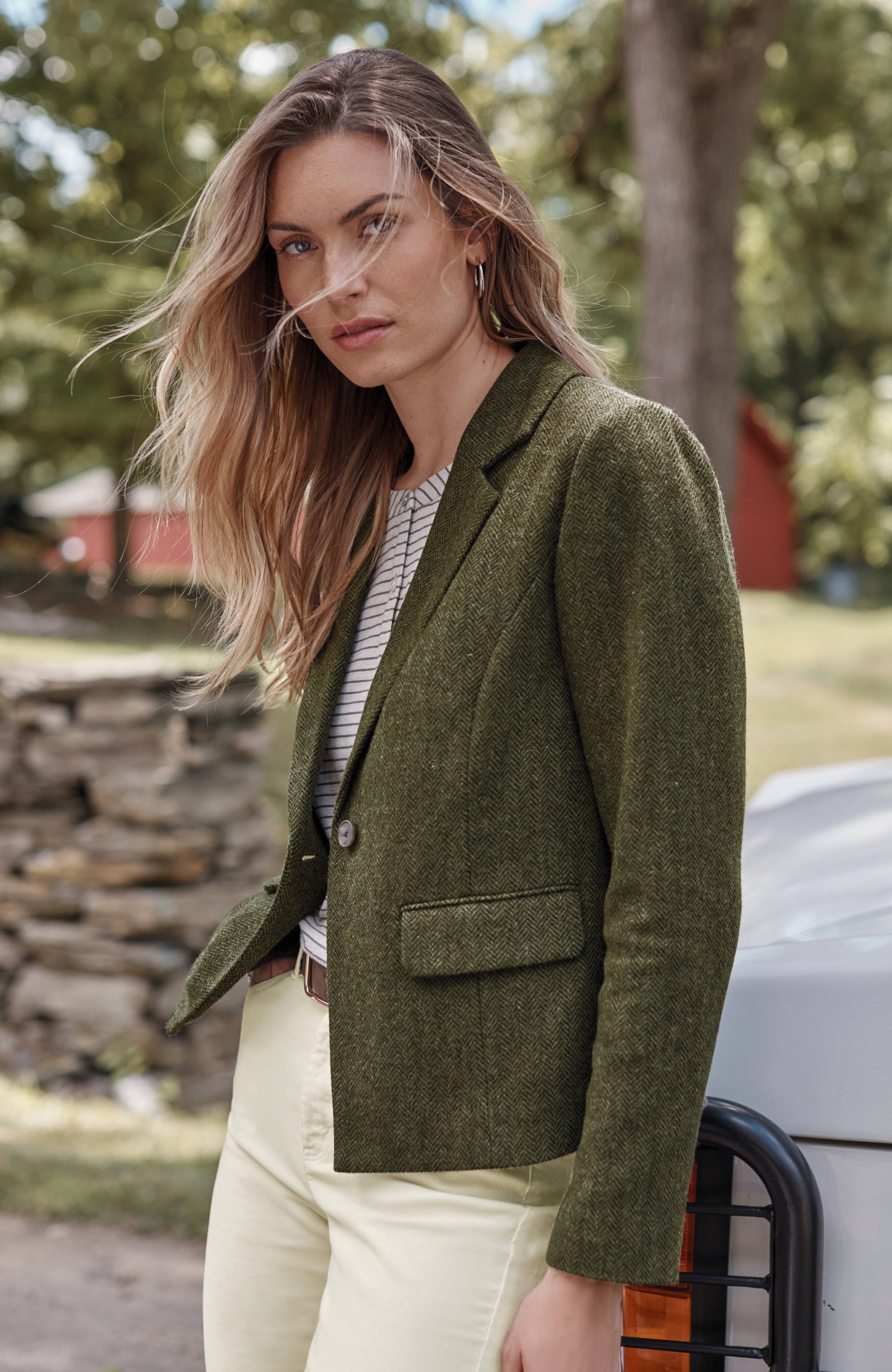 HERRINGBONE WOOL BLAZER ヘリンボーン ウール ブレザー Herringbone Blazer | Wool-Blend Blazer | J.Jill