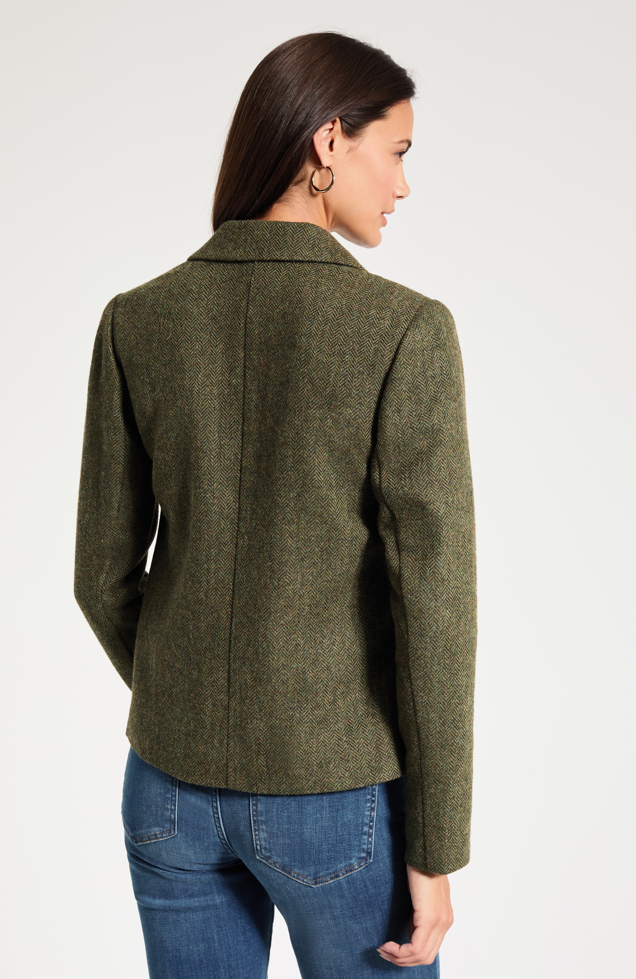 Herringbone Blazer | Wool-Blend Blazer | J.Jill