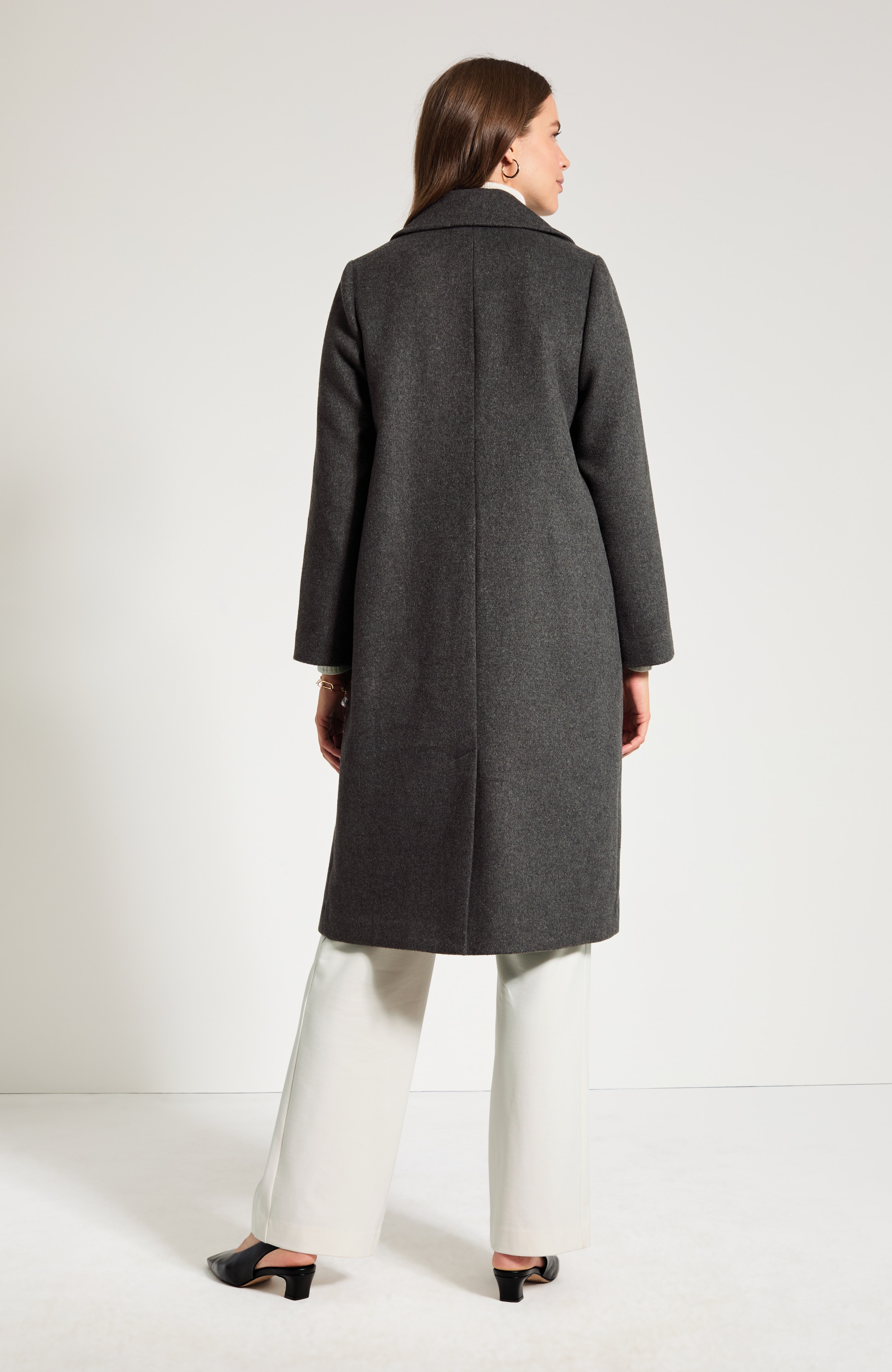 Classic Wool-Blend Coat
