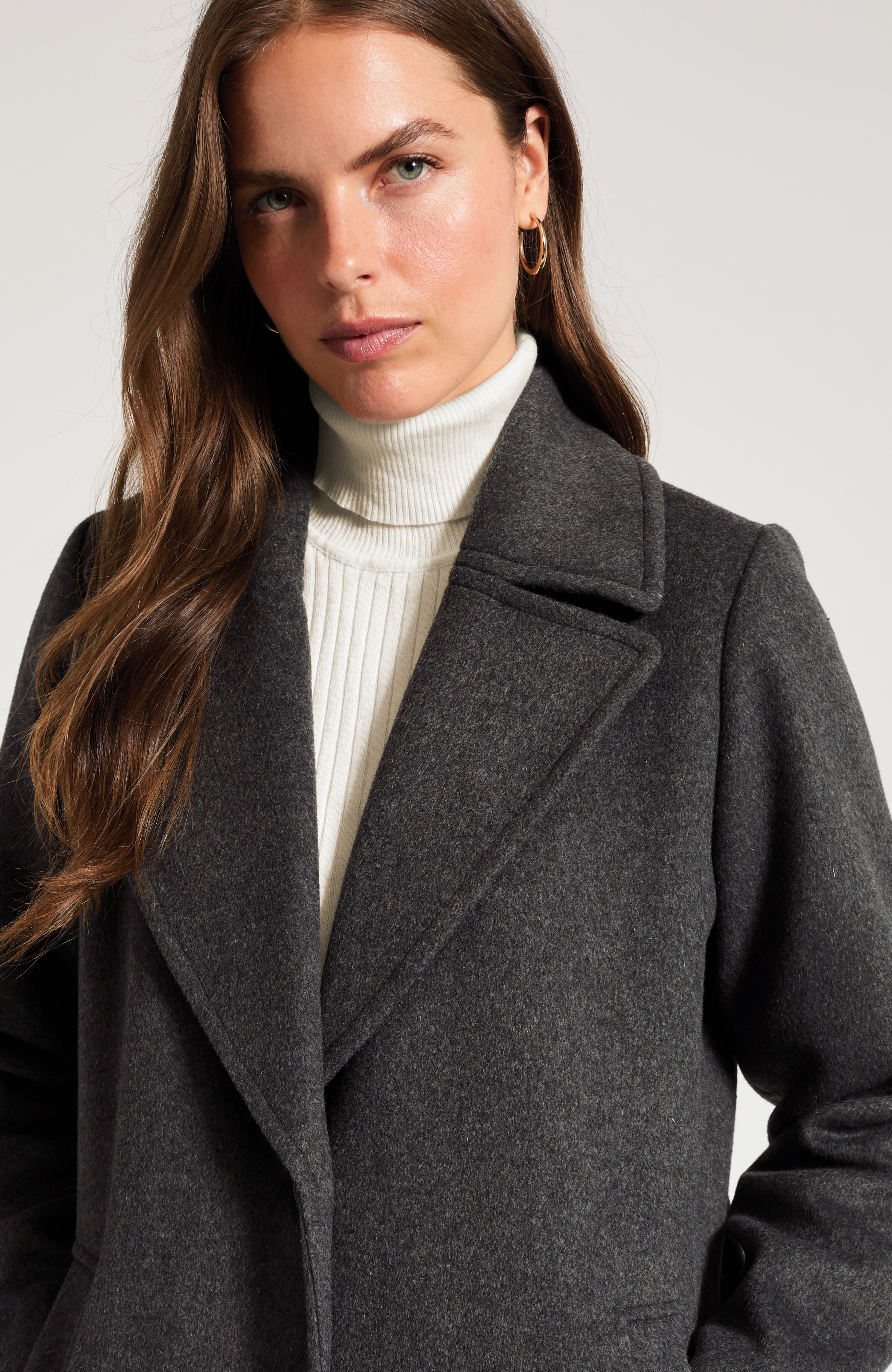 Classic Wool-Blend Coat