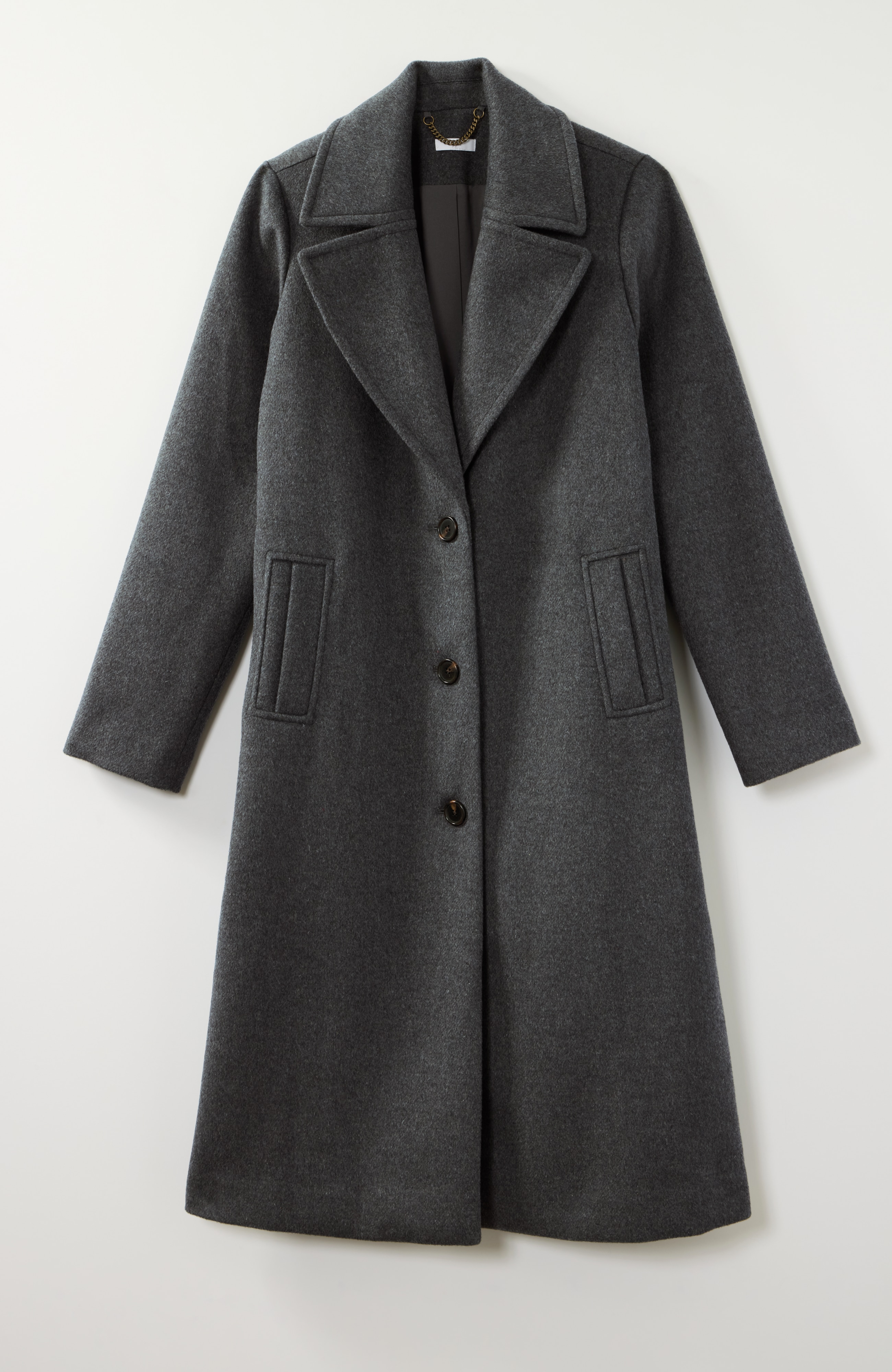 Classic Wool-Blend Coat