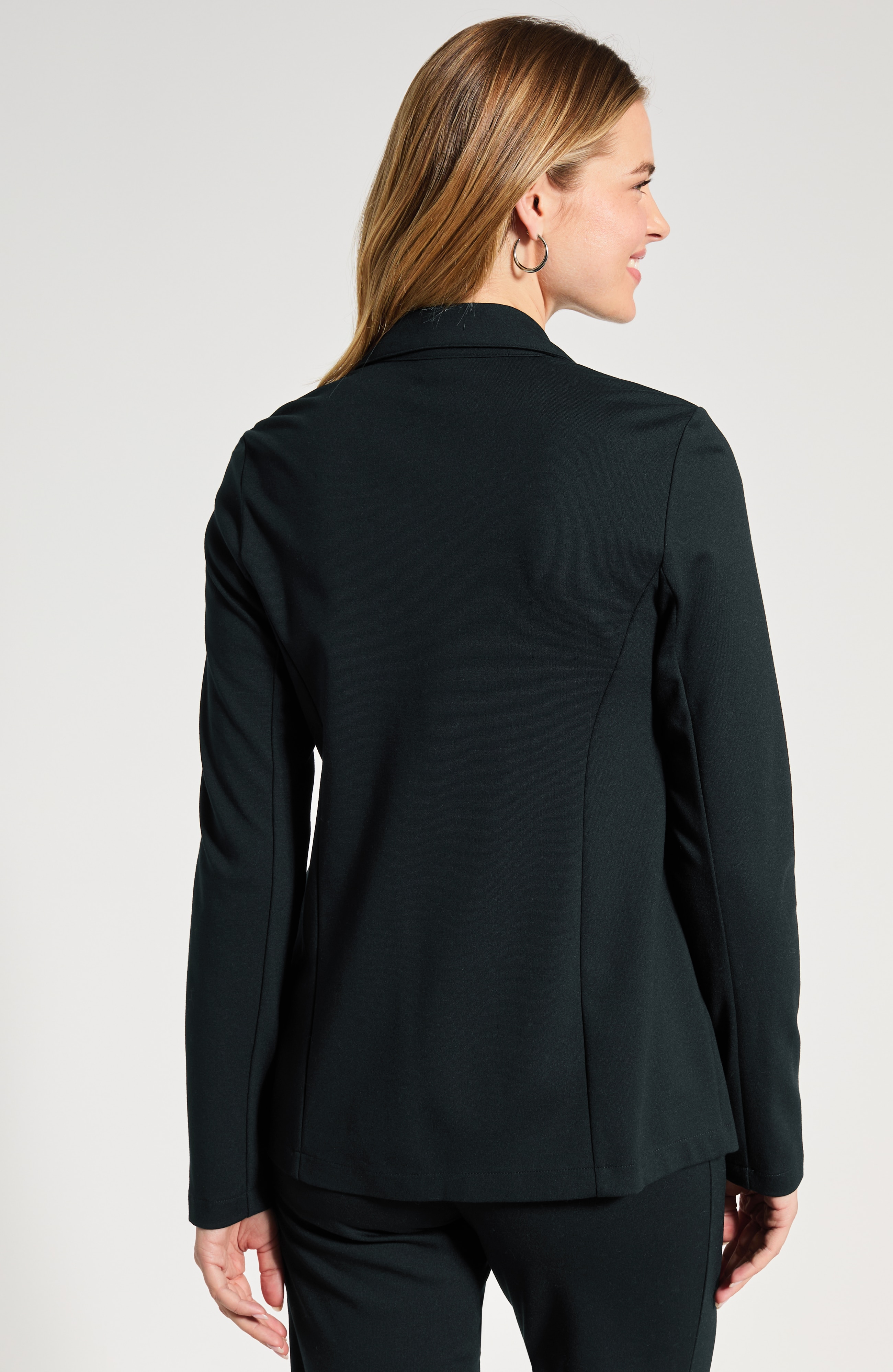 Wearever Polished-Knit Soft Blazer