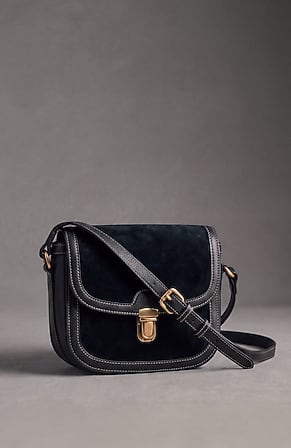 Image for Mixed-Media Saddle Bag