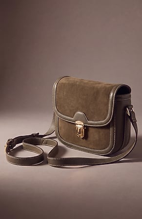 Image for Mixed-Media Saddle Bag