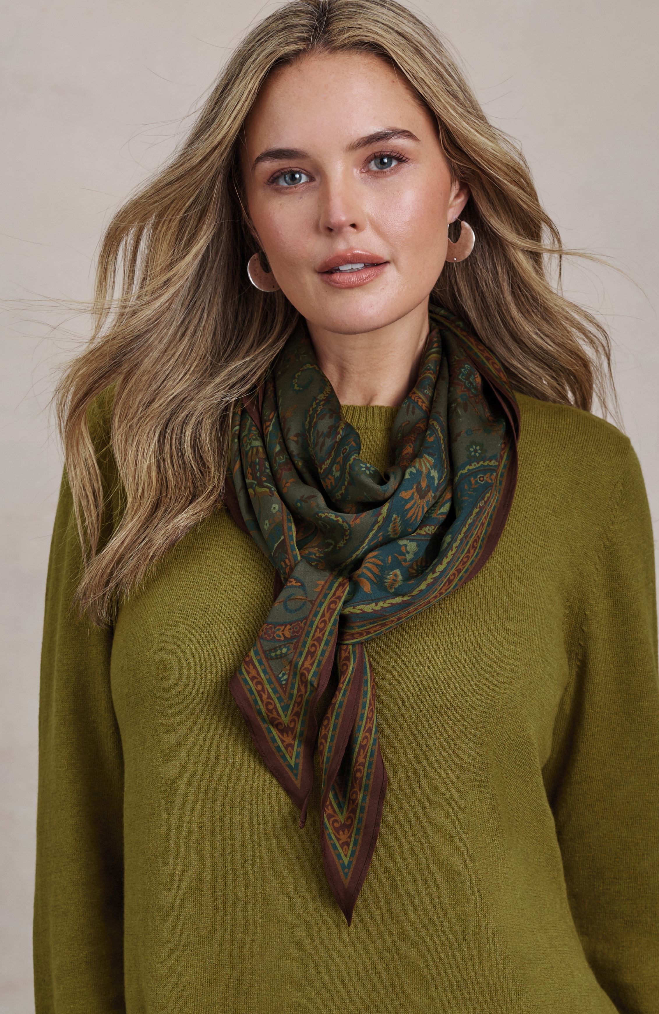 Paisley Diamond Scarf | J.Jill