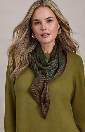Image for Paisley Diamond Scarf
