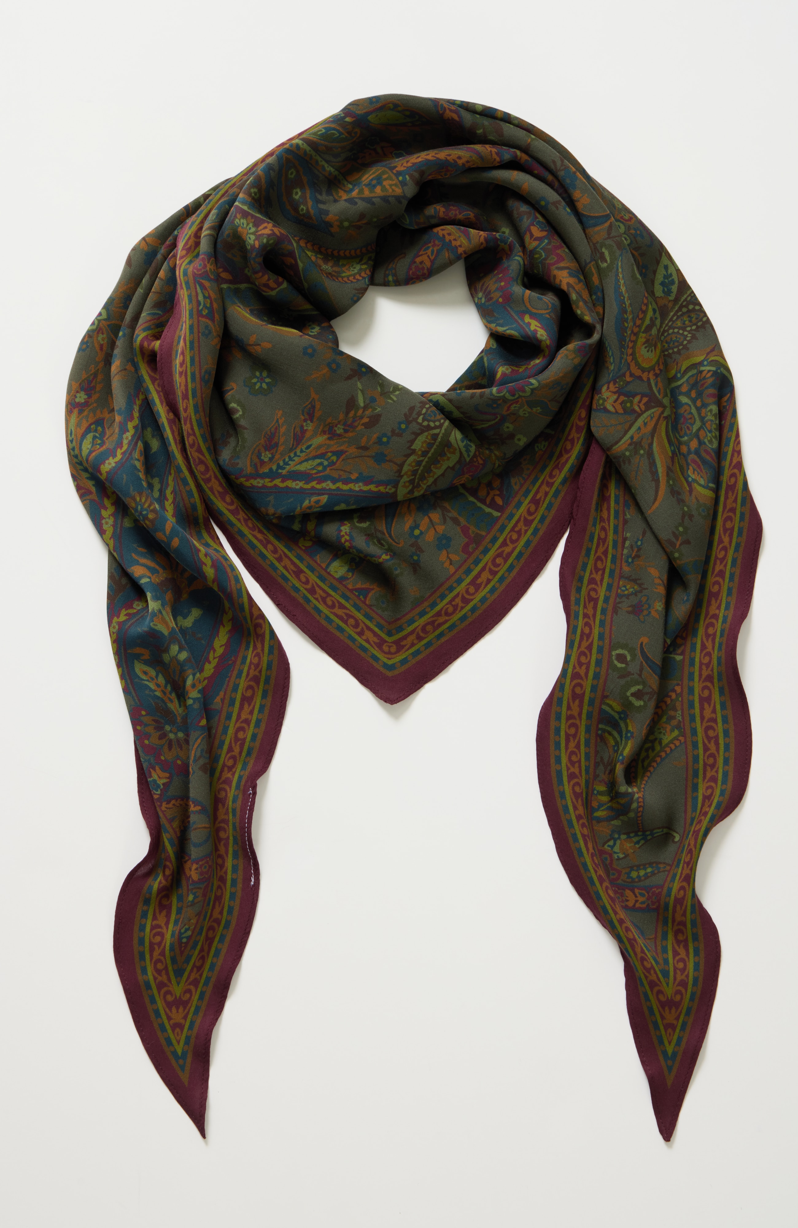 Paisley Diamond Scarf | J.Jill