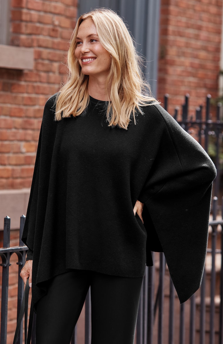 Primary view of the architectural poncho