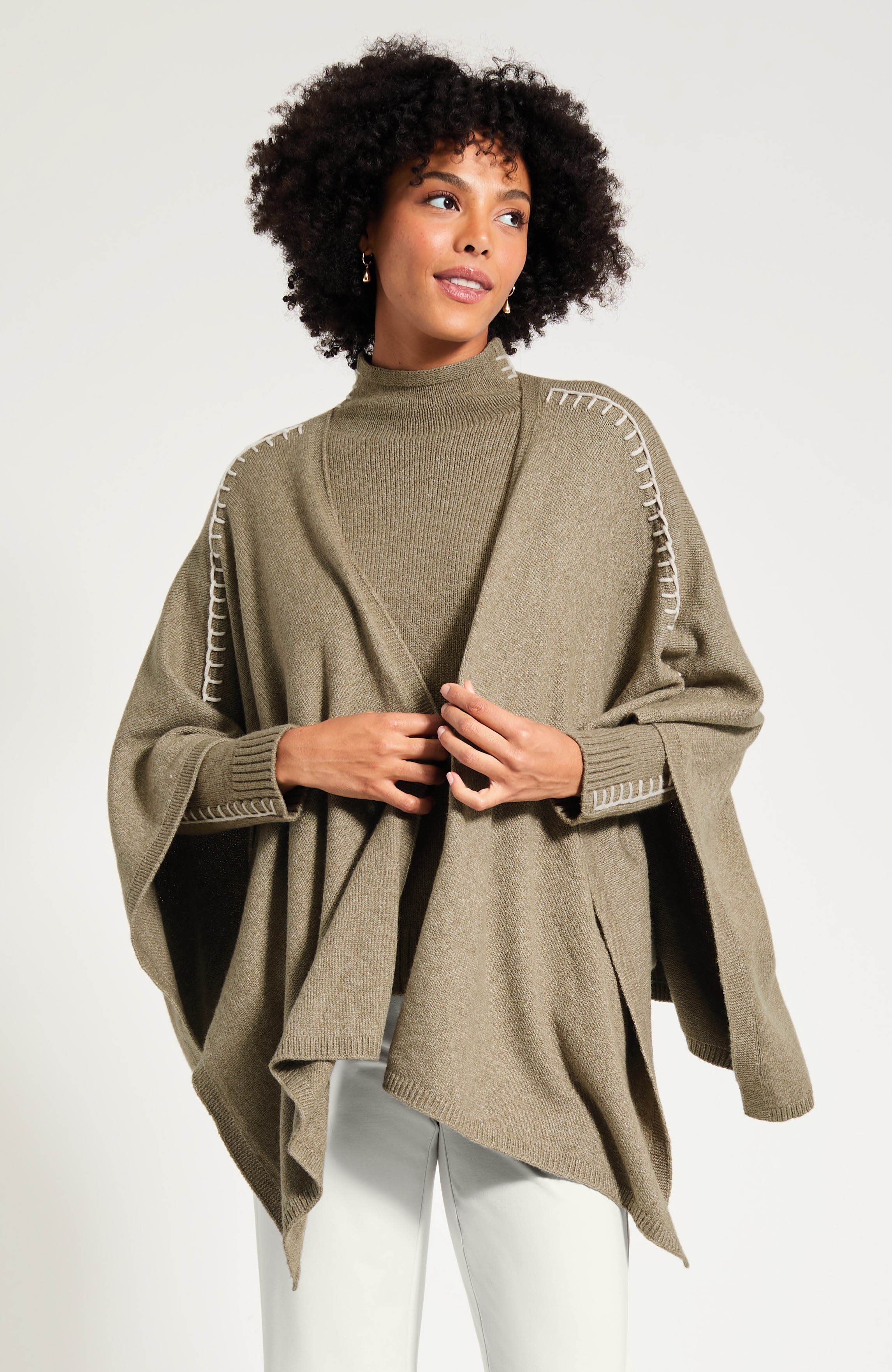 Knit Whipstitch Ruana