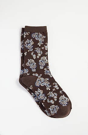 Image for Vibrant Paisley Crew Socks