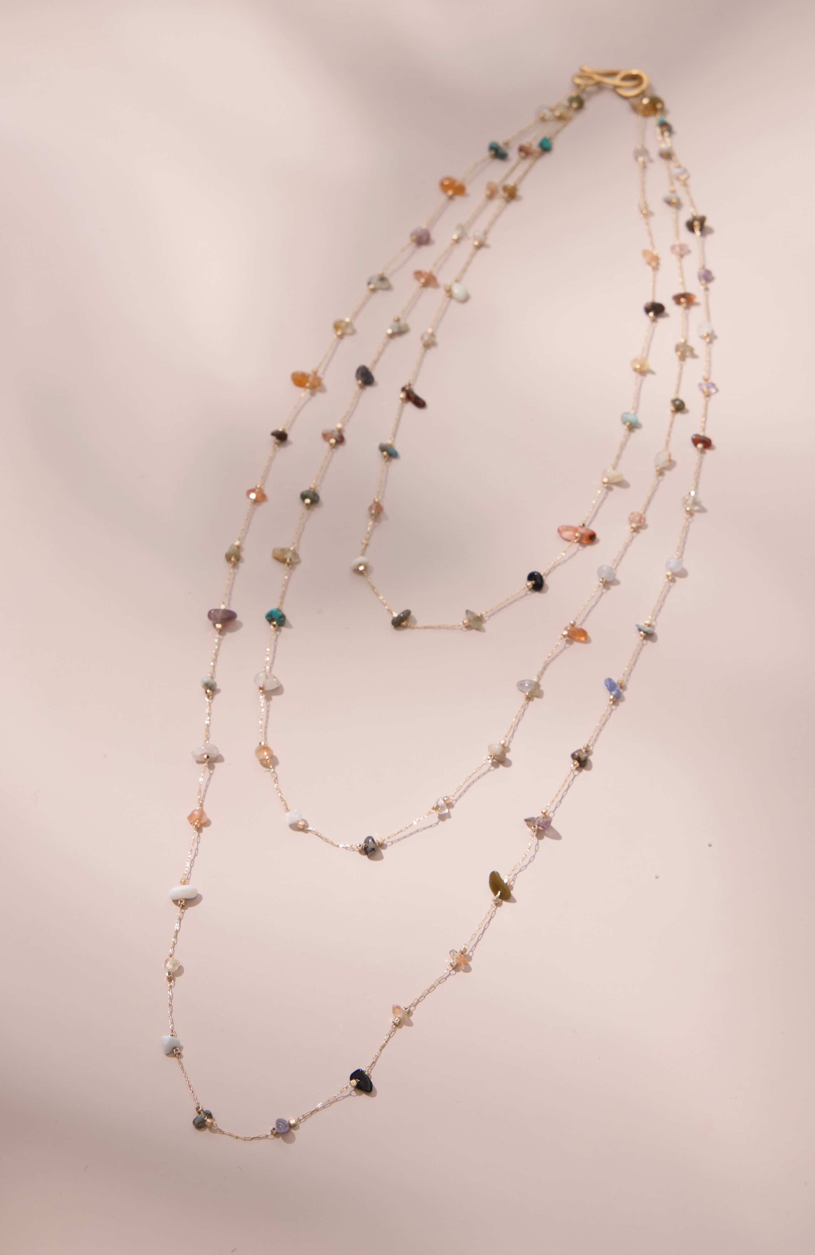 Layered Semiprecious Necklace