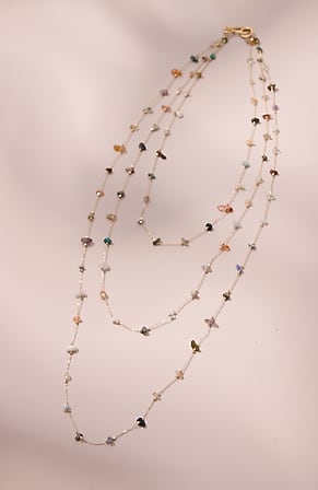 Image for Layered Semiprecious Necklace
