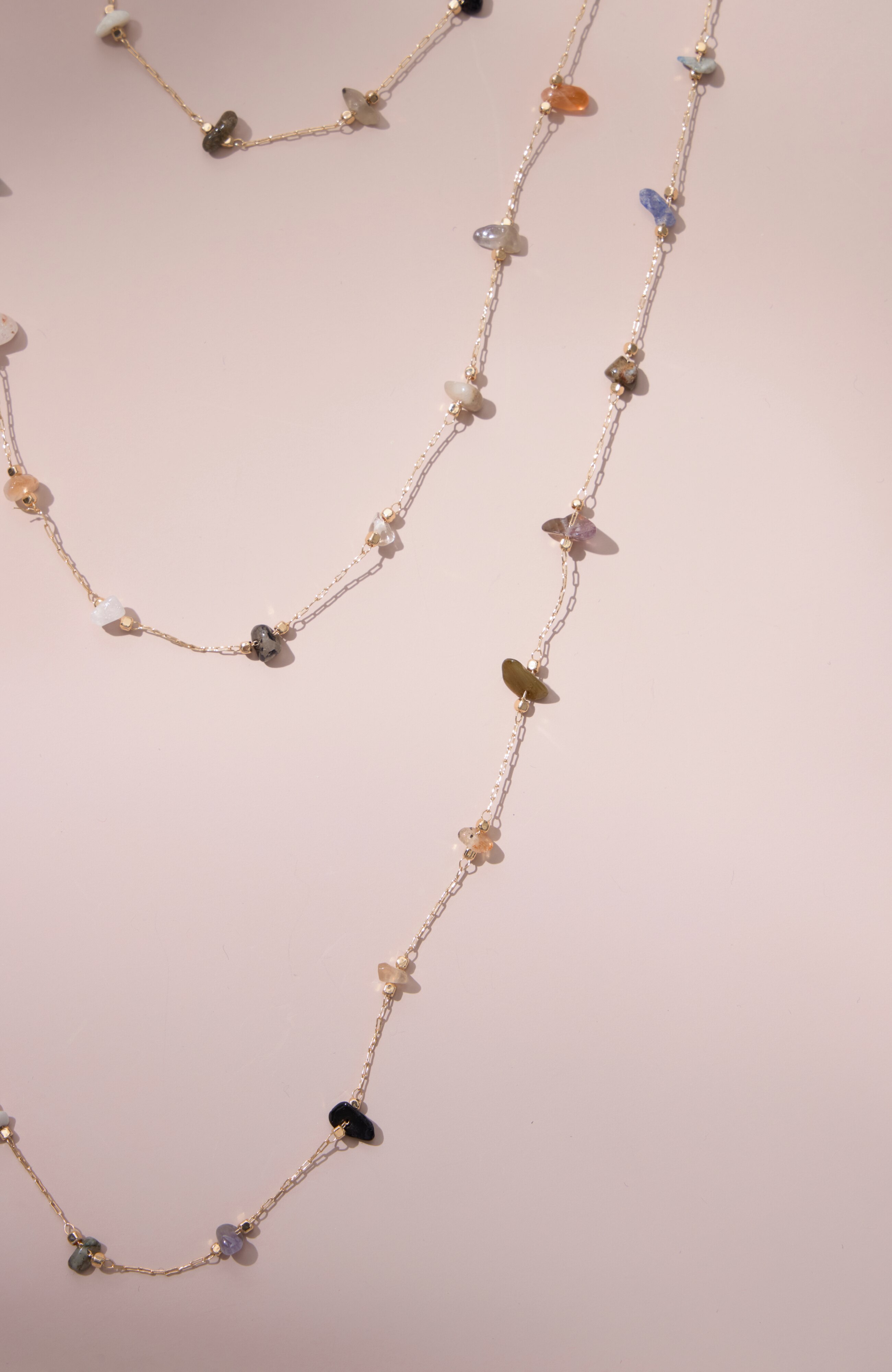 Layered Semiprecious Necklace
