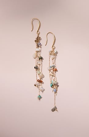 Image for Layered Semiprecious Earrings