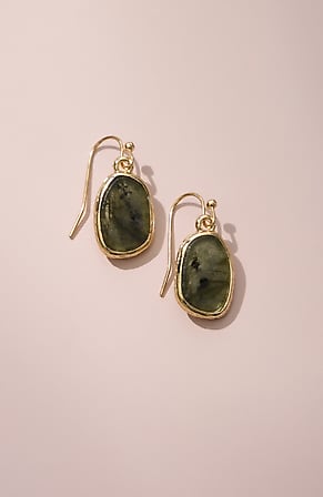 Image for Semiprecious Labradorite Drop Earrings