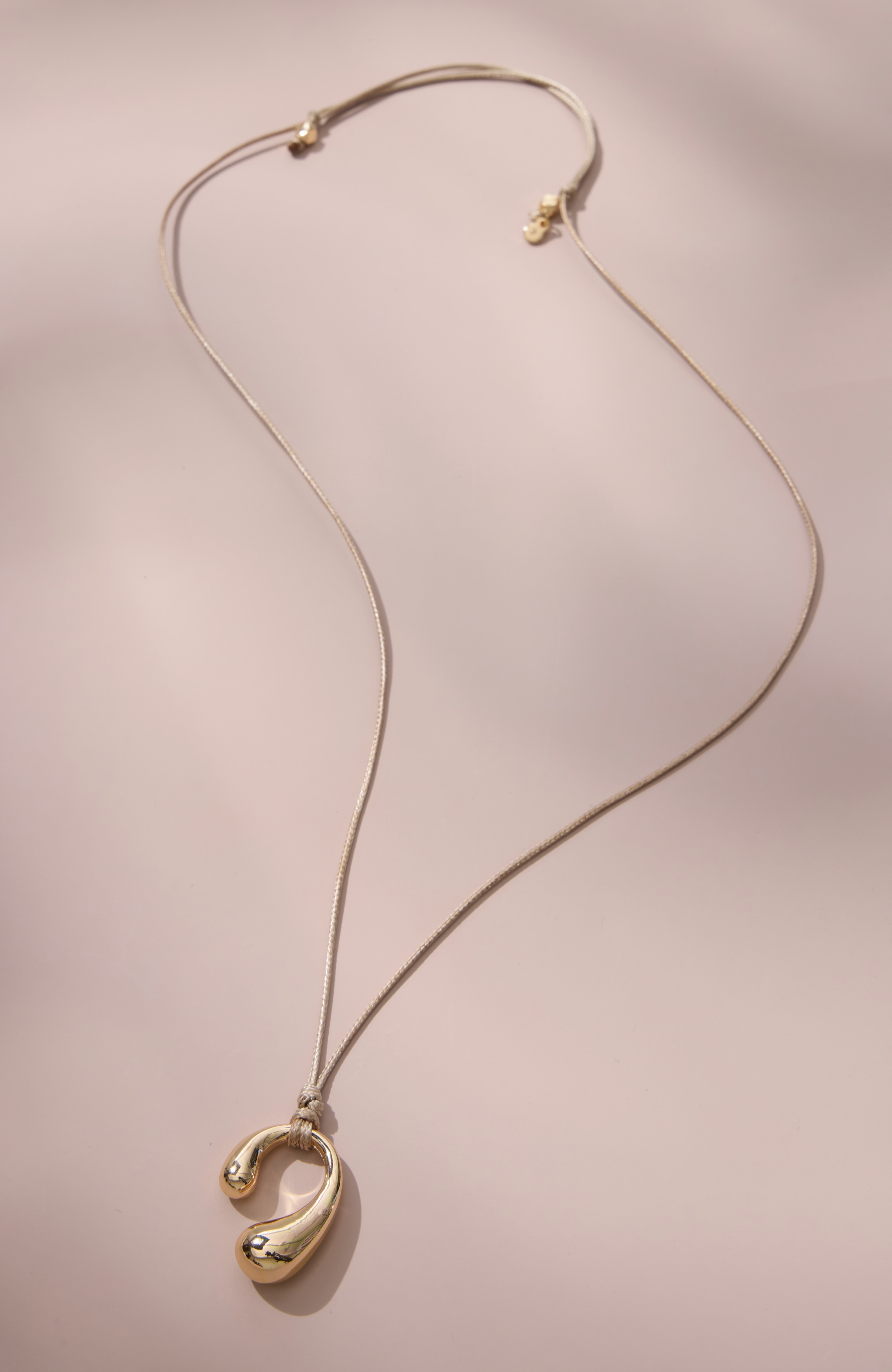 Artisanal Goldtone Pendant Necklace