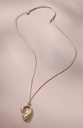 Image for Artisanal Goldtone Pendant Necklace