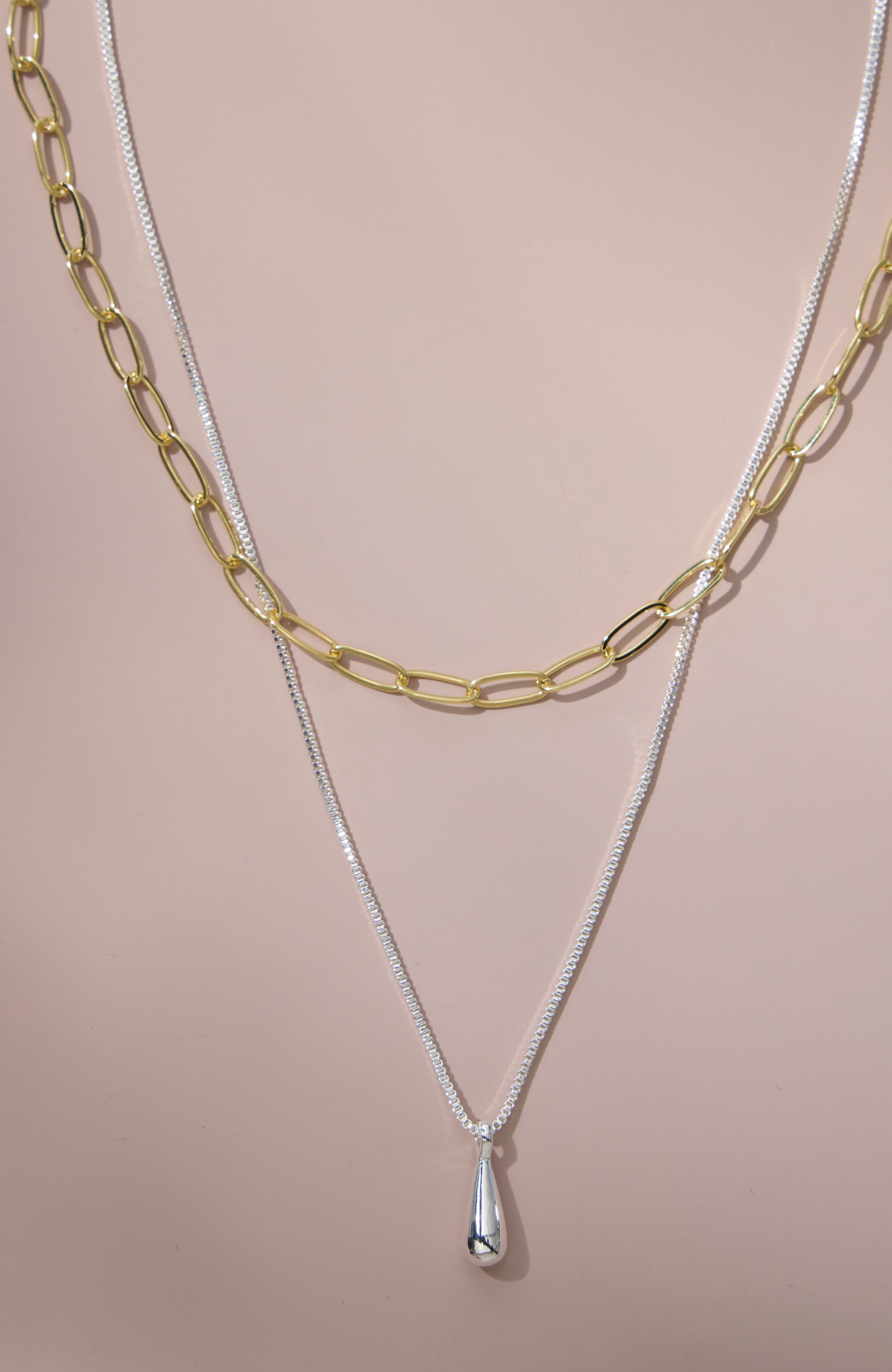 Mixed-Metals Demi-Fine Layered Necklace