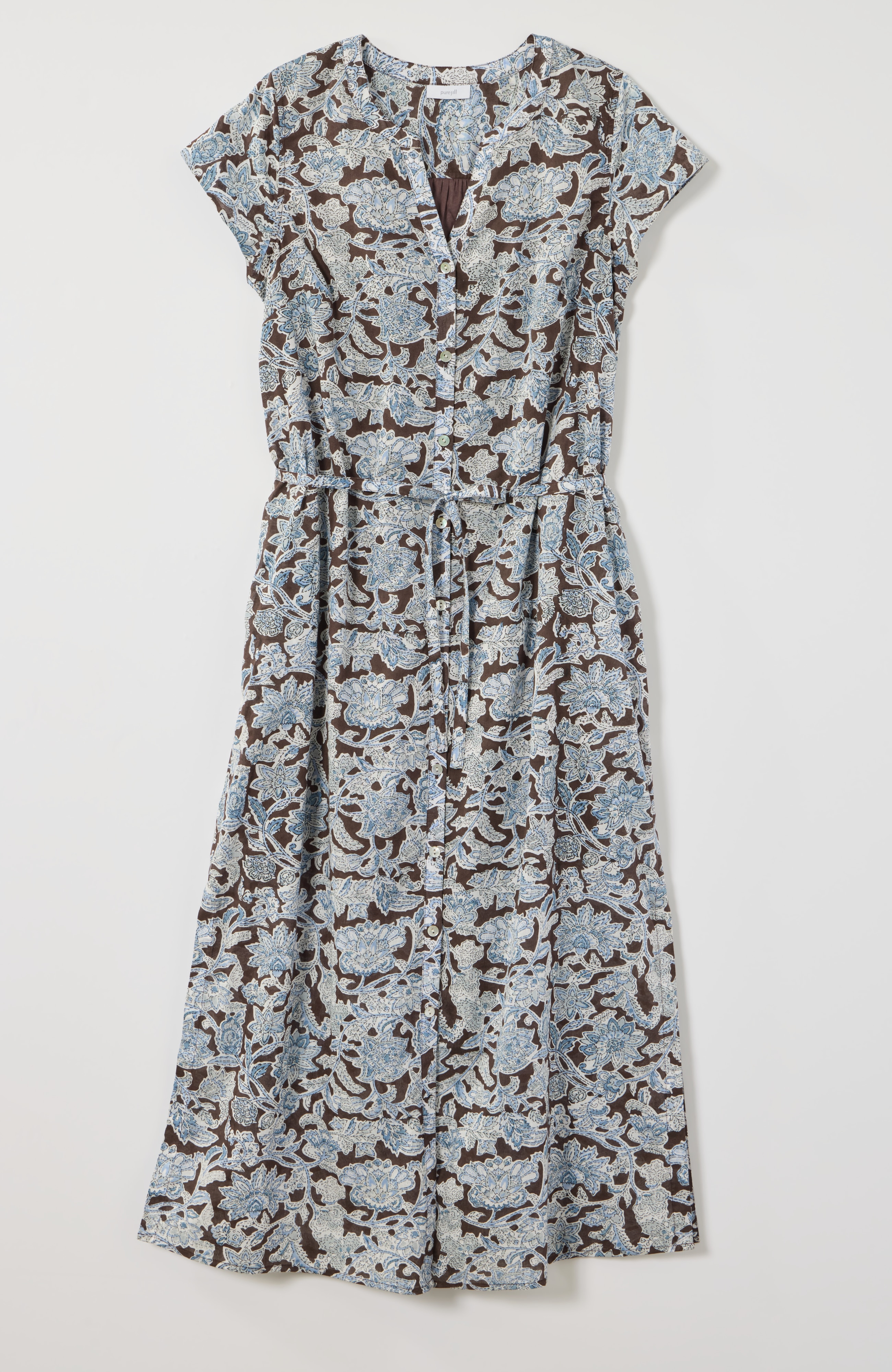 Pure Jill Printed Shirtdress