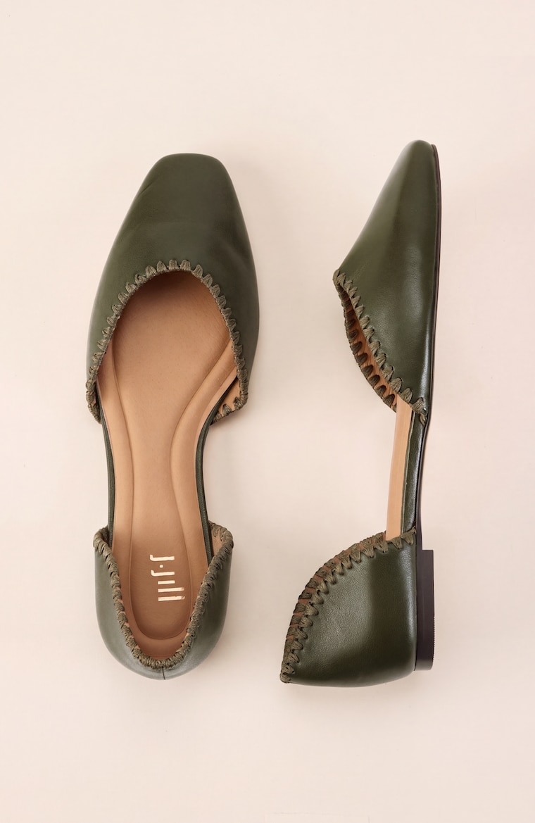 Primary view of the sylvie whipstitch d'orsay flats