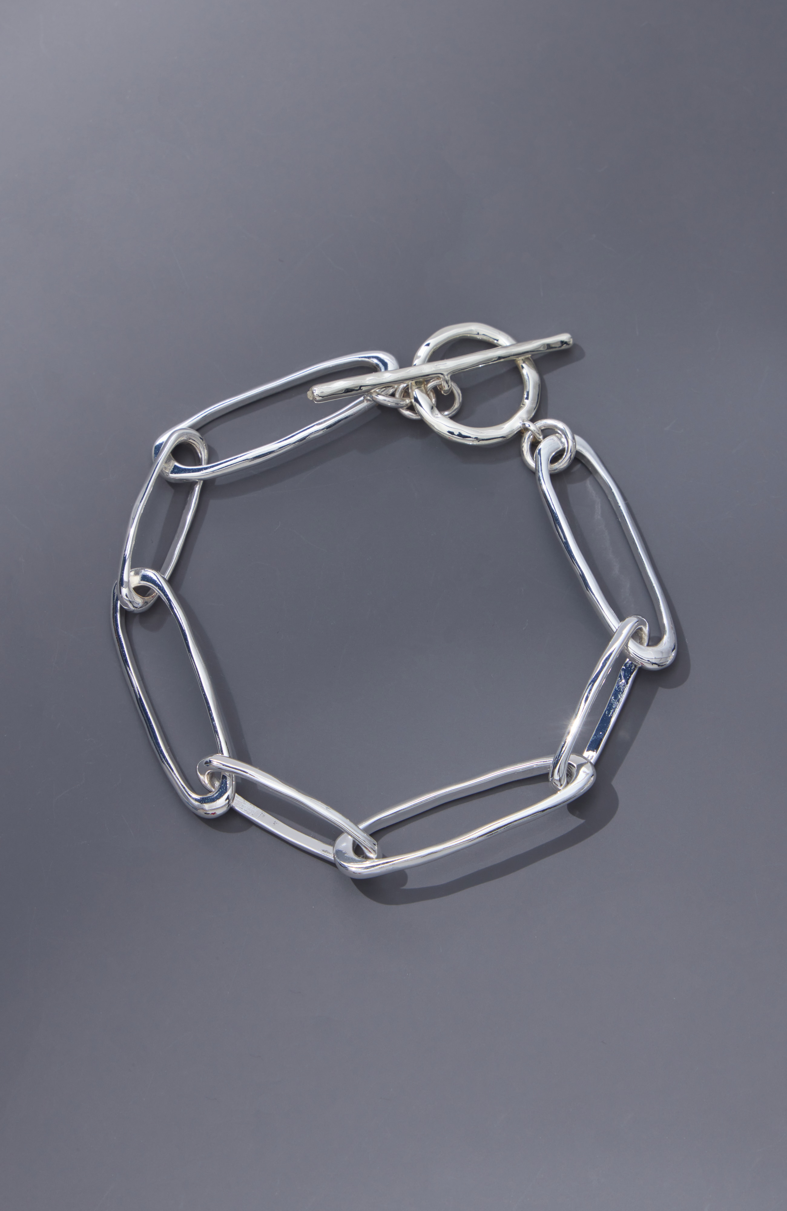 Demi-Fine Elongated Chain Bracelet
