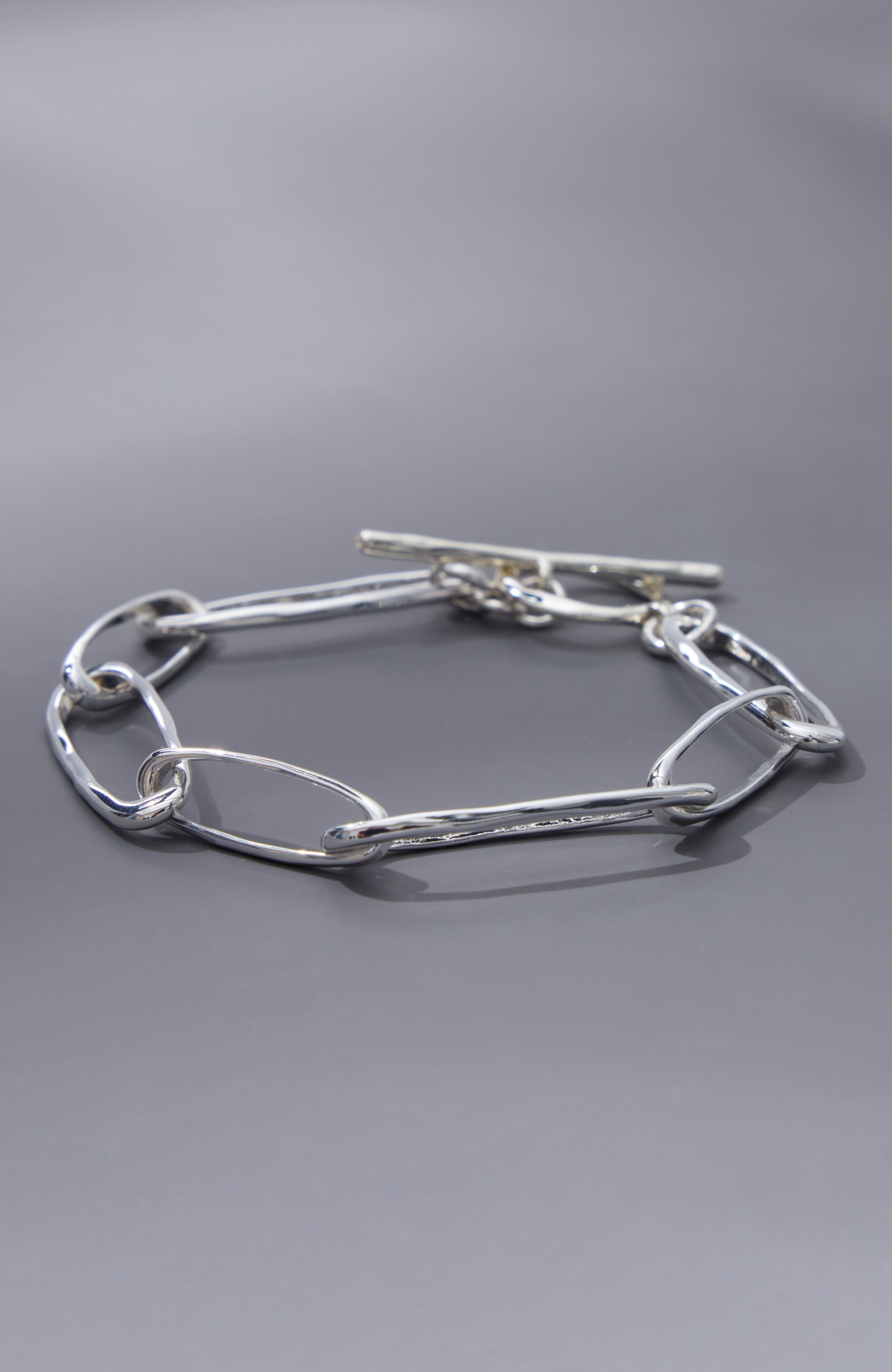 Demi-Fine Elongated Chain Bracelet