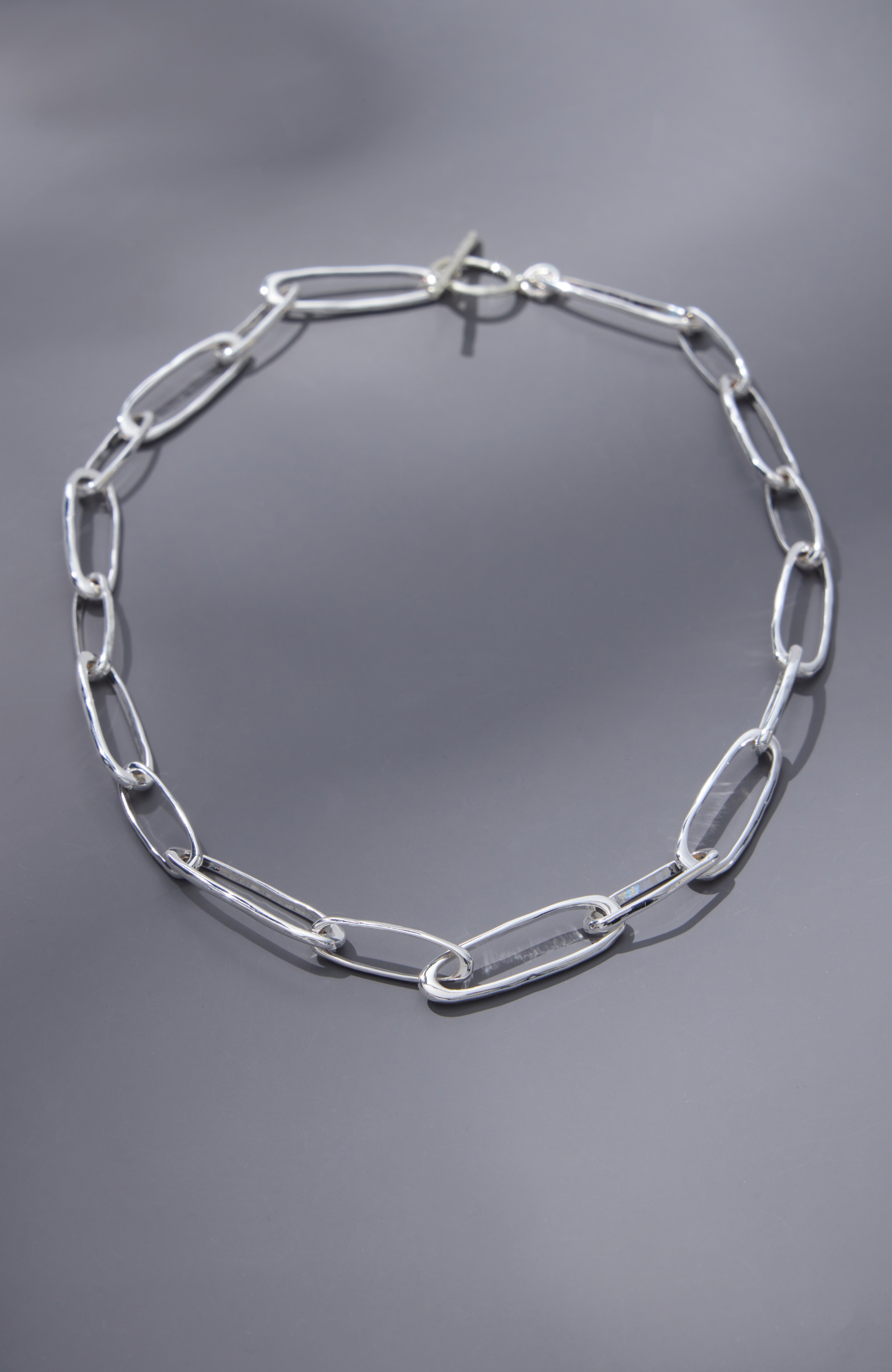 Demi-Fine Elongated Chain Necklace