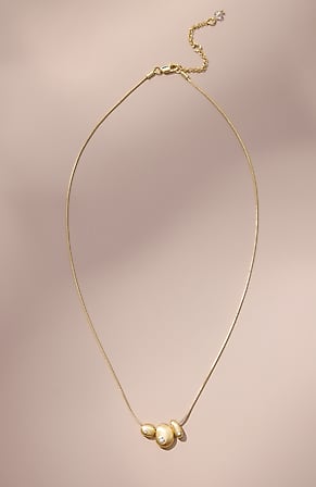 Image for Demi-Fine Brushed-Gold Necklace